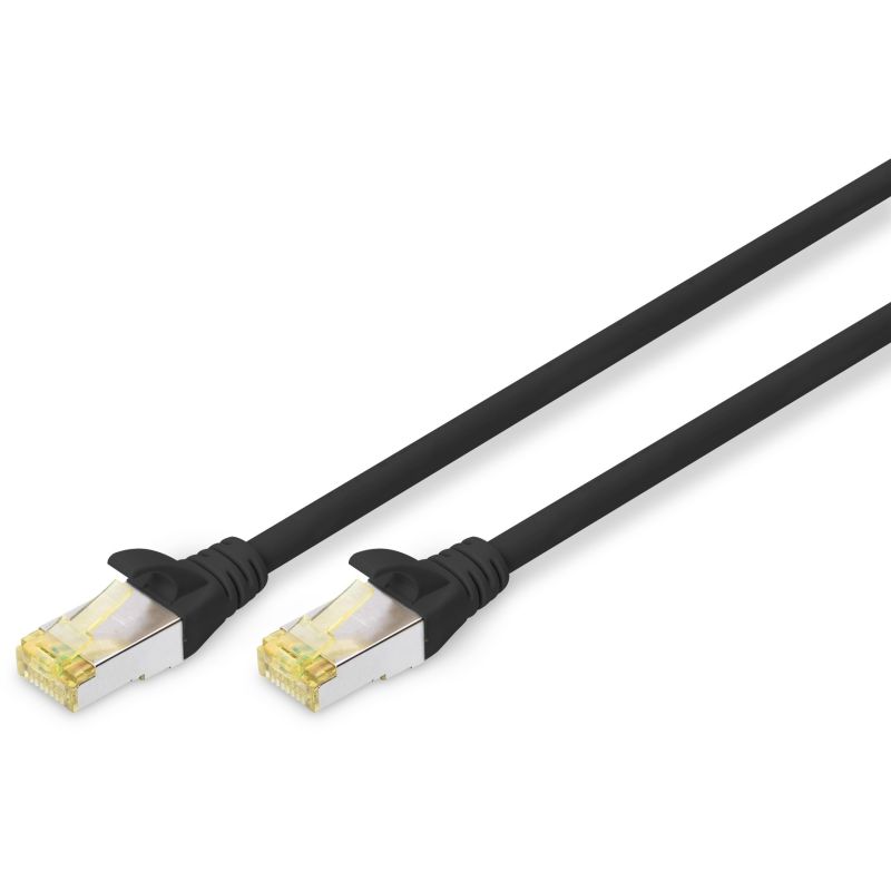 Kabllo për Rrjet DIGITUS Patch Cat6A S/FTP 2xRJ45 2.0m - Zezë