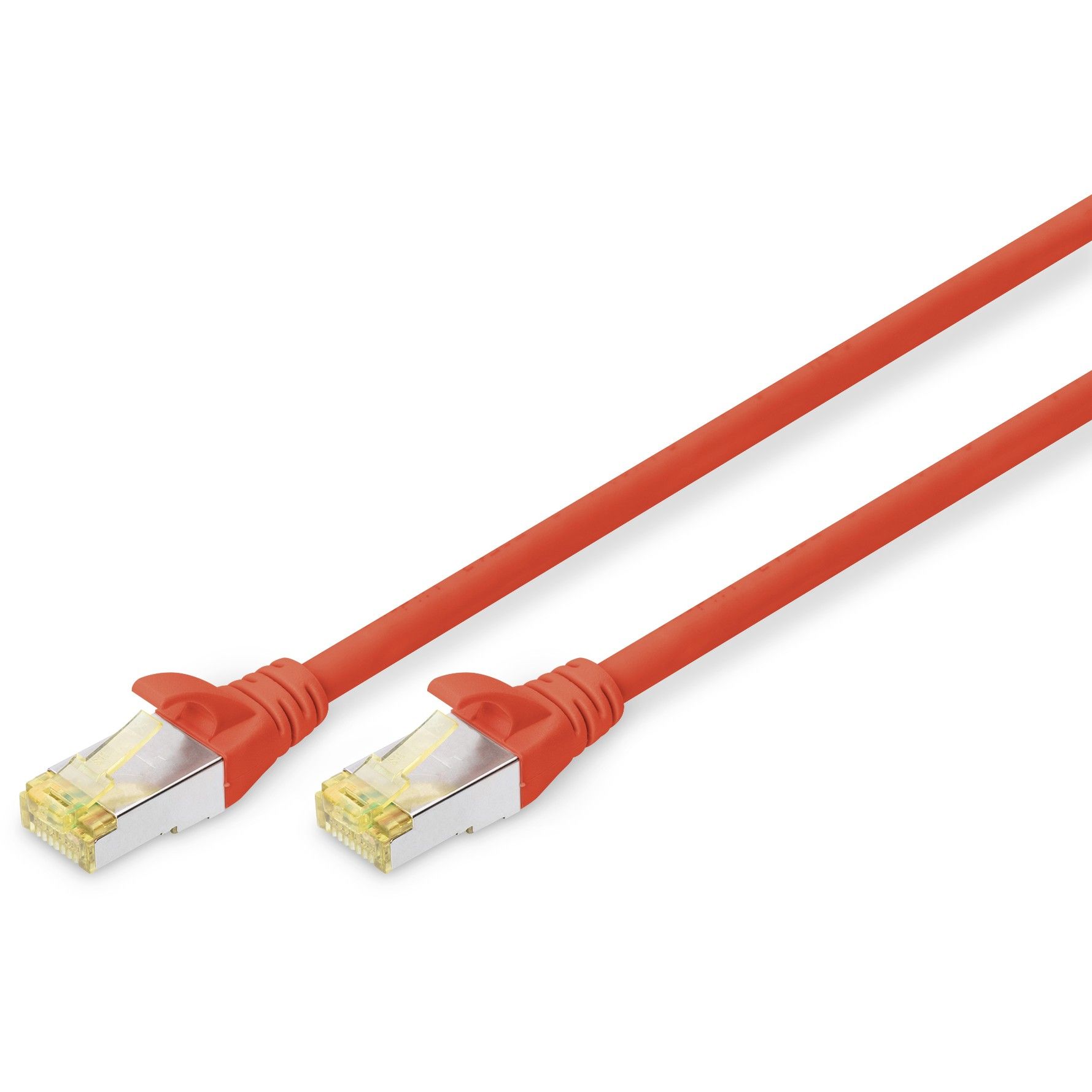 Kabllo për Rrjet DIGITUS RJ45 CAT6a S/FTP / 10.00m – Kuqe