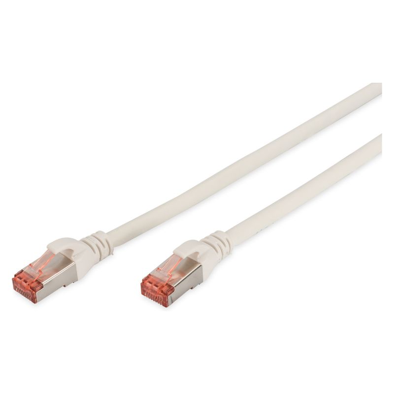 Kabllo për Rrjet DIGITUS Cat6 S/FTP 2xRJ45 / 7.0m / Latch Protection / Polybag – Bardhë