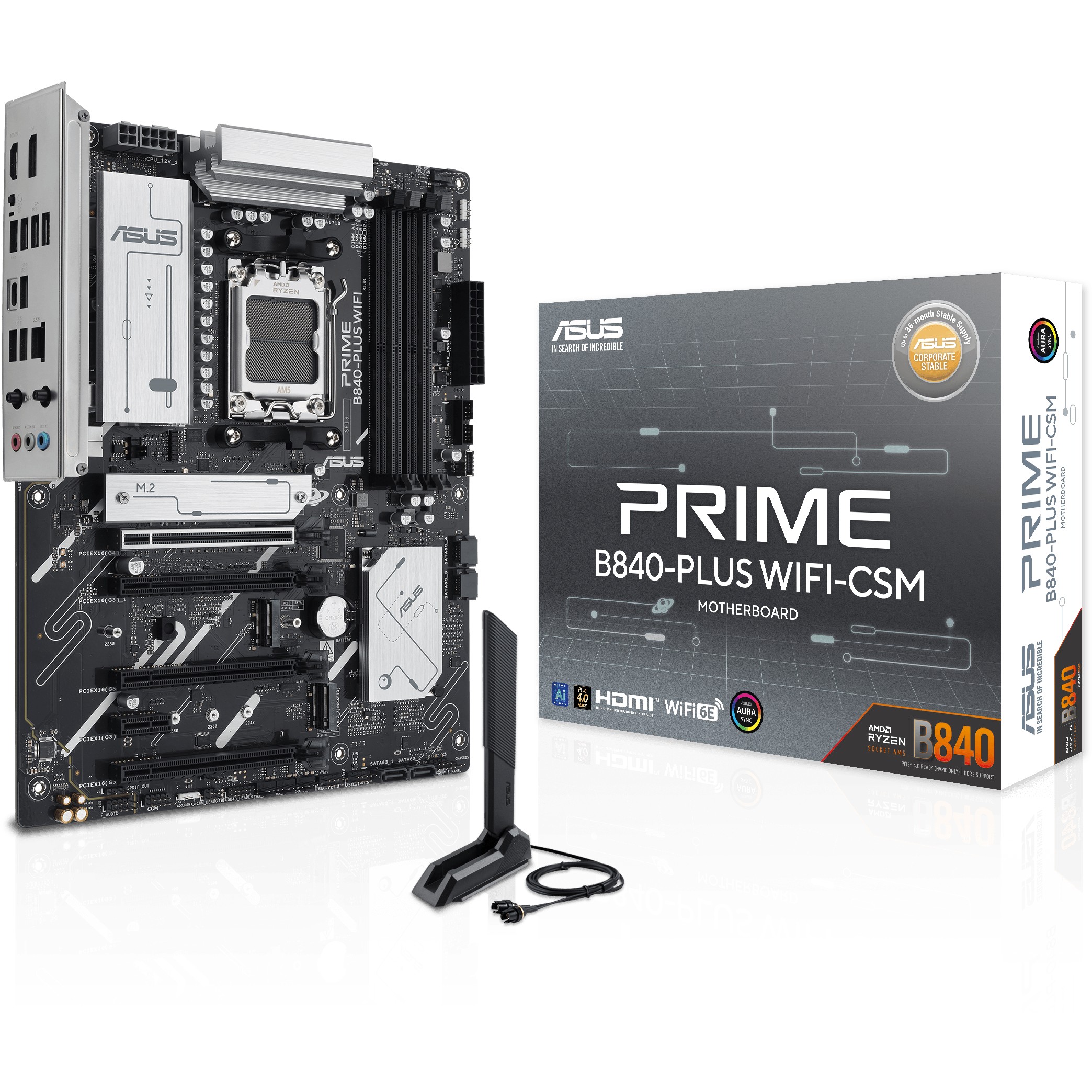 Pllakë amë AMD AM5 ASUS Prime B840-PLUS WIFI - Figura 3