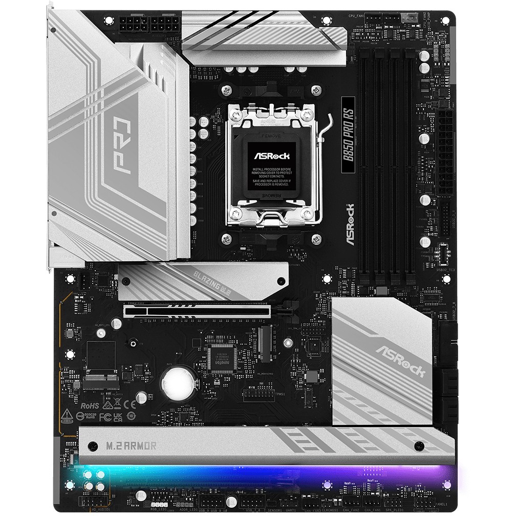 Pllakë Amë AMD AM5 ASROCK B850 Pro RS / ATX / DDR5 / HDMI - Figura 2