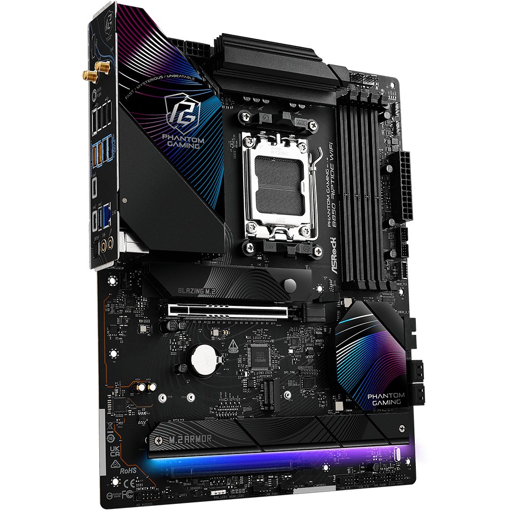Pllakë Amë AMD AM5 ASROCK B850 Riptide WiFi / DDR5 / ATX / HDMI - Figura 4