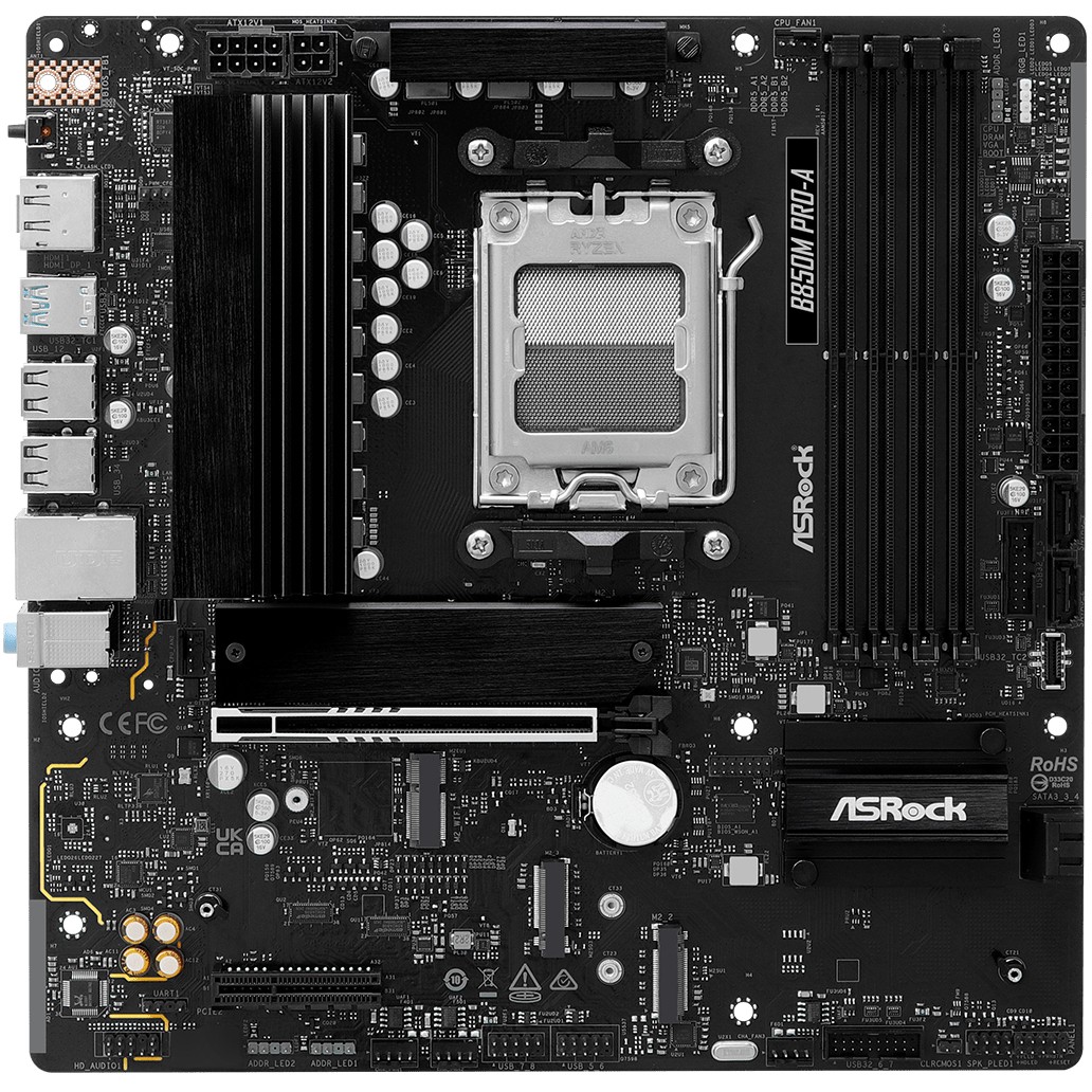 Pllakë Amë AMD AM5 ASROCK B850M Pro A / DDR5 / HDMI+DP - Figura 3