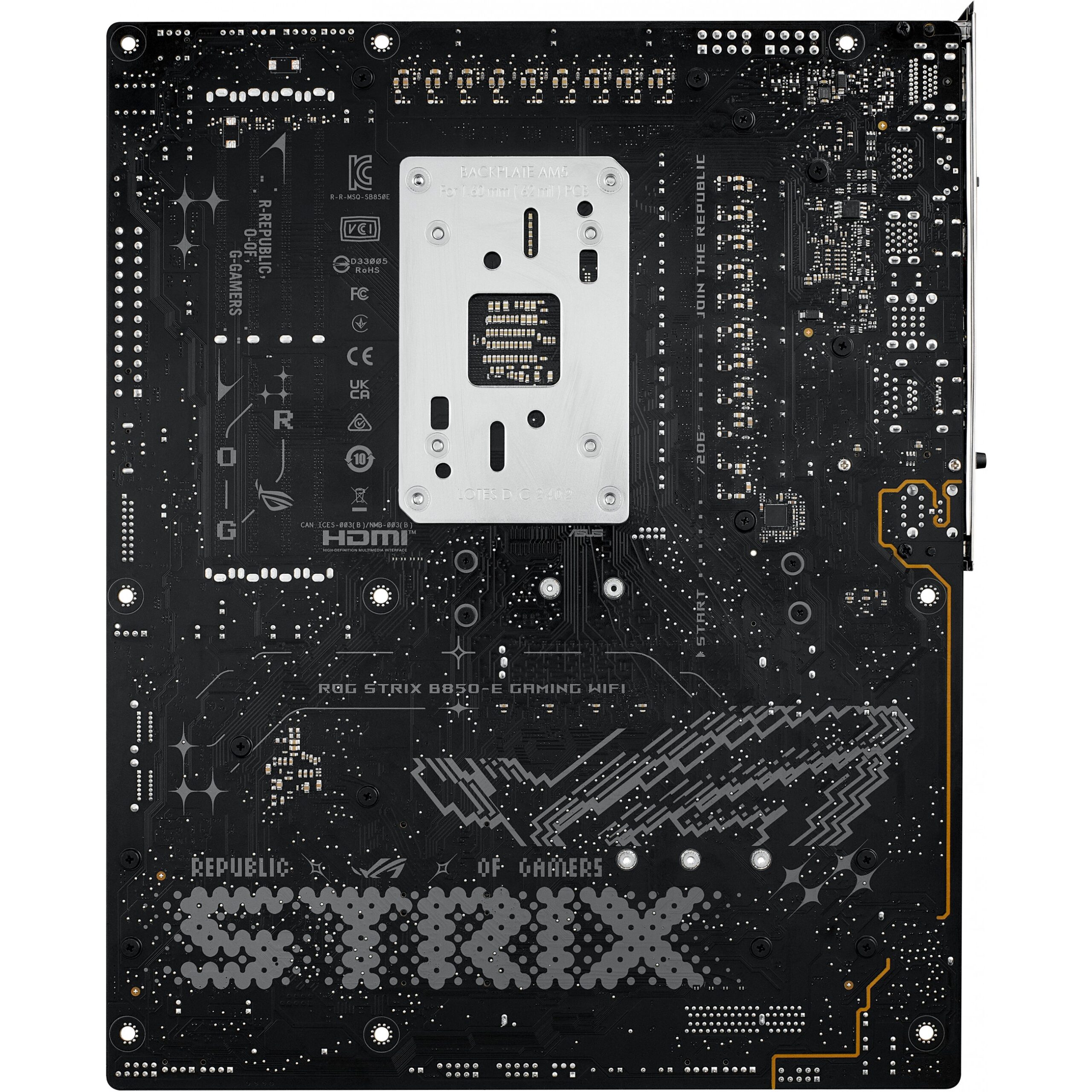 Pllakë Amë AMD AM5 ASUS ROG STRIX B850-E Gaming WIFI / DDR5 / HDMI+DP - Figura 5