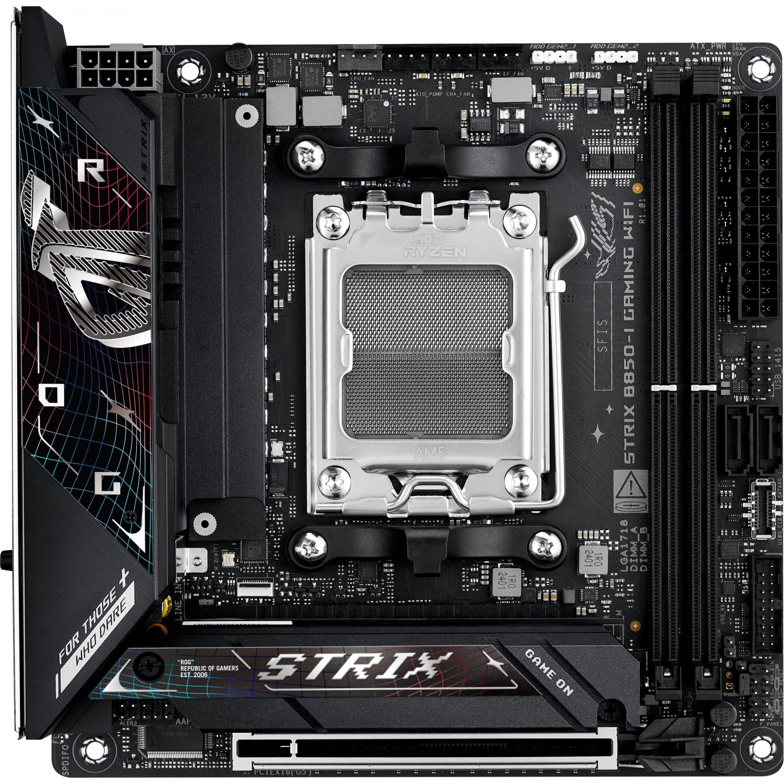 Pllakë amë AMD AM5 ASUS ROG STRIX B850-I Gaming WIFI. - Figura 2