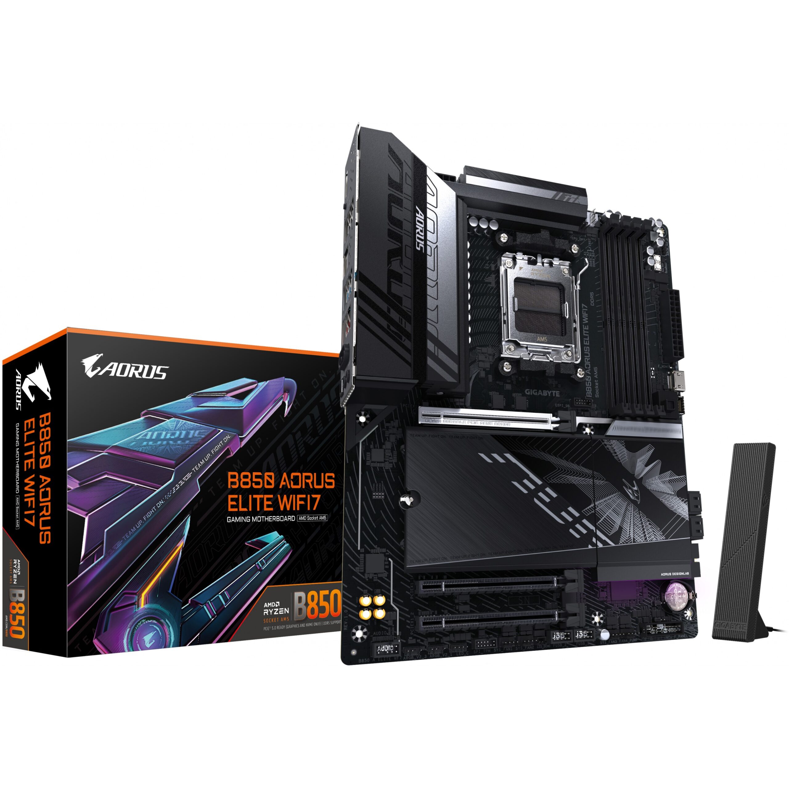 Pllakë Amë AMD AM5 Gigabyte B850 A ELITE WF7 / DDR5 / ATX
