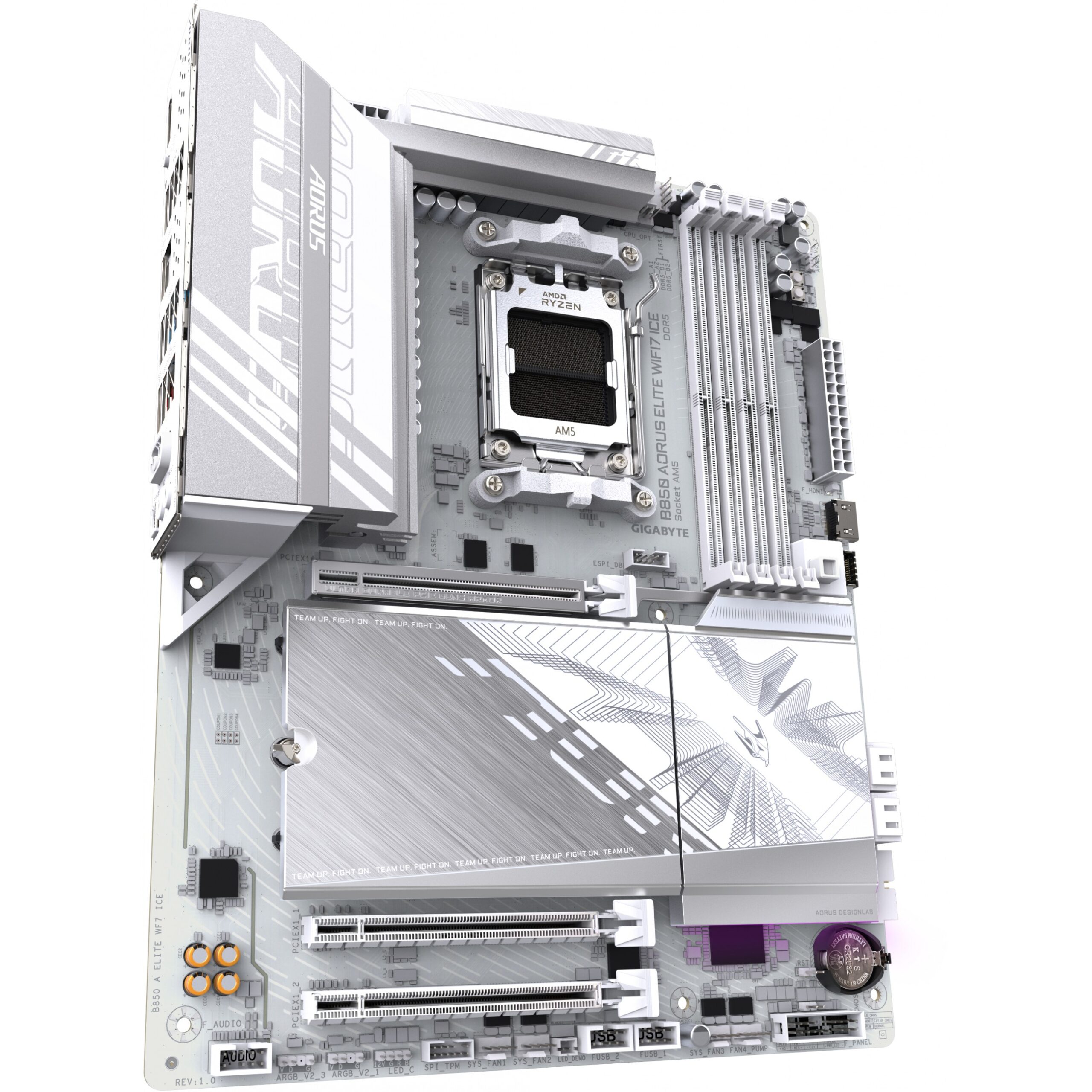 Pllakë Amë AMD AM5 Gigabyte B850 AORUS ELITE WF7 ICE / DDR5 / HDMI+DP - Figura 3