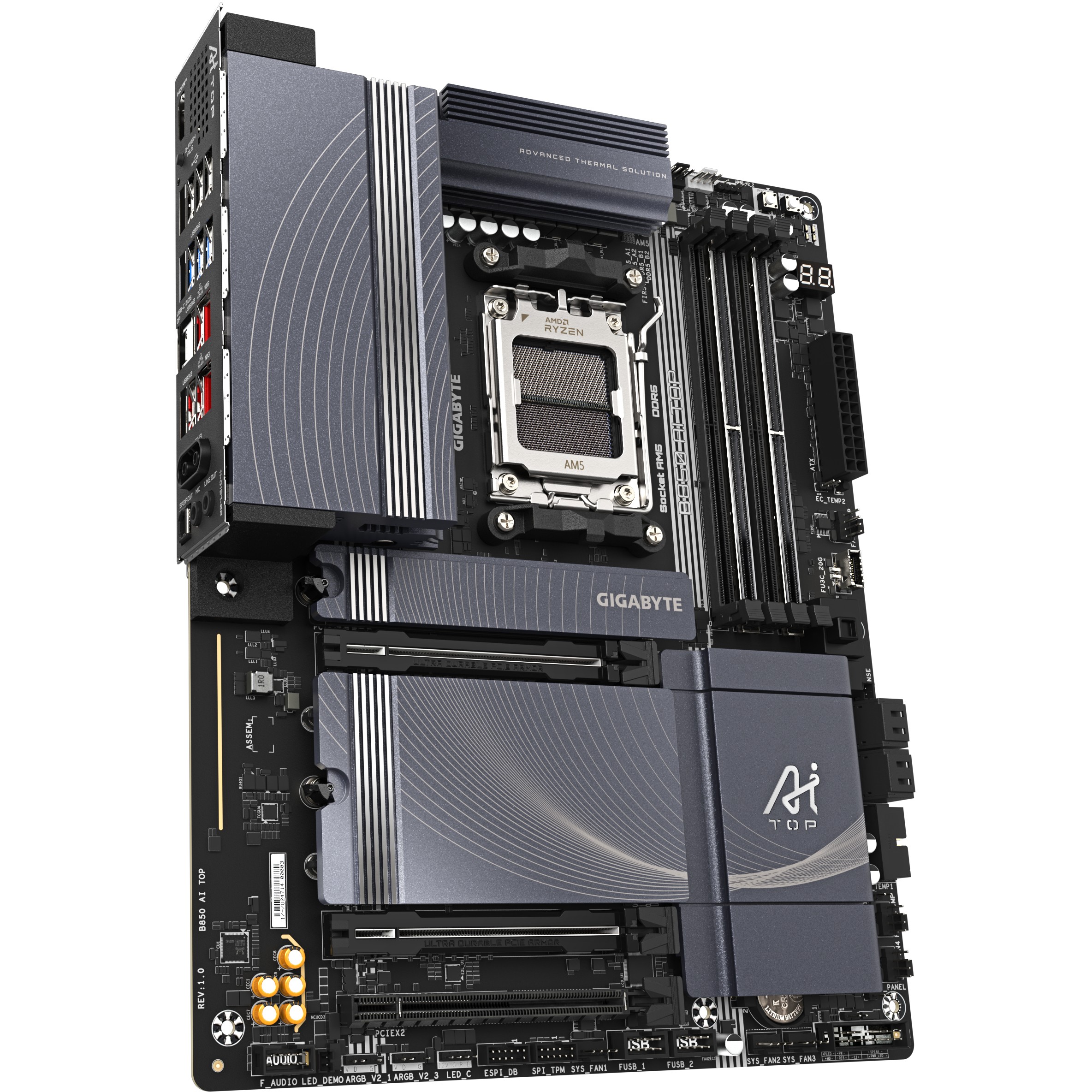 Pllakë Amë GIGA B850 AI TOP AM5/DDR5/µATX - Figura 3