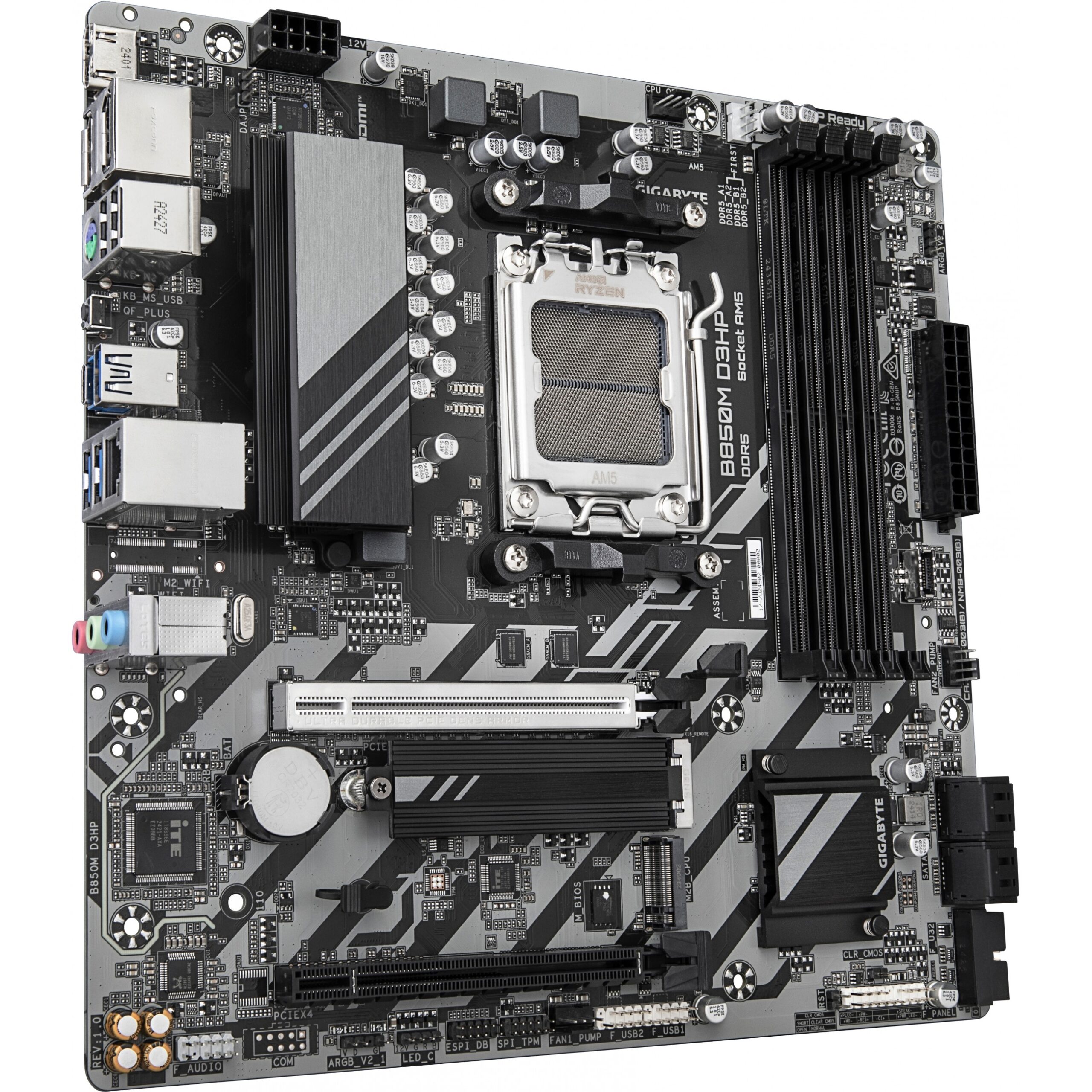 Pllakë Amë AMD AM5 Gigabyte B850M D3HP / DDR5 / mATX / HDMI+DP - Figura 3