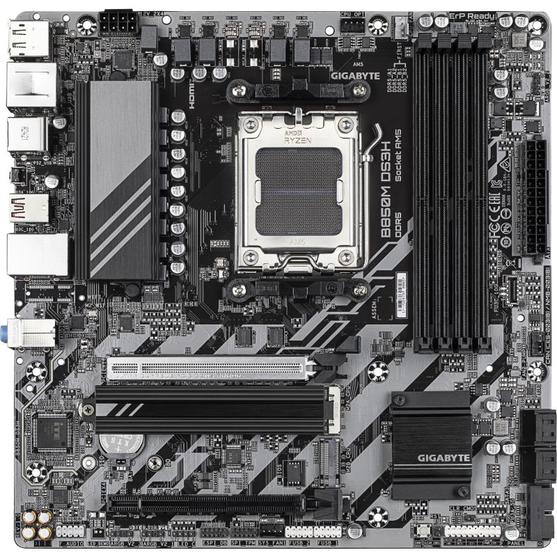 Pllakë Amë AMD AM5 Gigabyte B850M DS3H / DDR5 / HDMI+DP - Figura 2