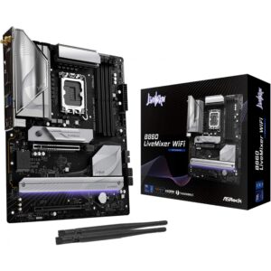 Pllakë Amë MB Intel LGA1851 ASROCK B860 LiveMixer WiFi DDR5