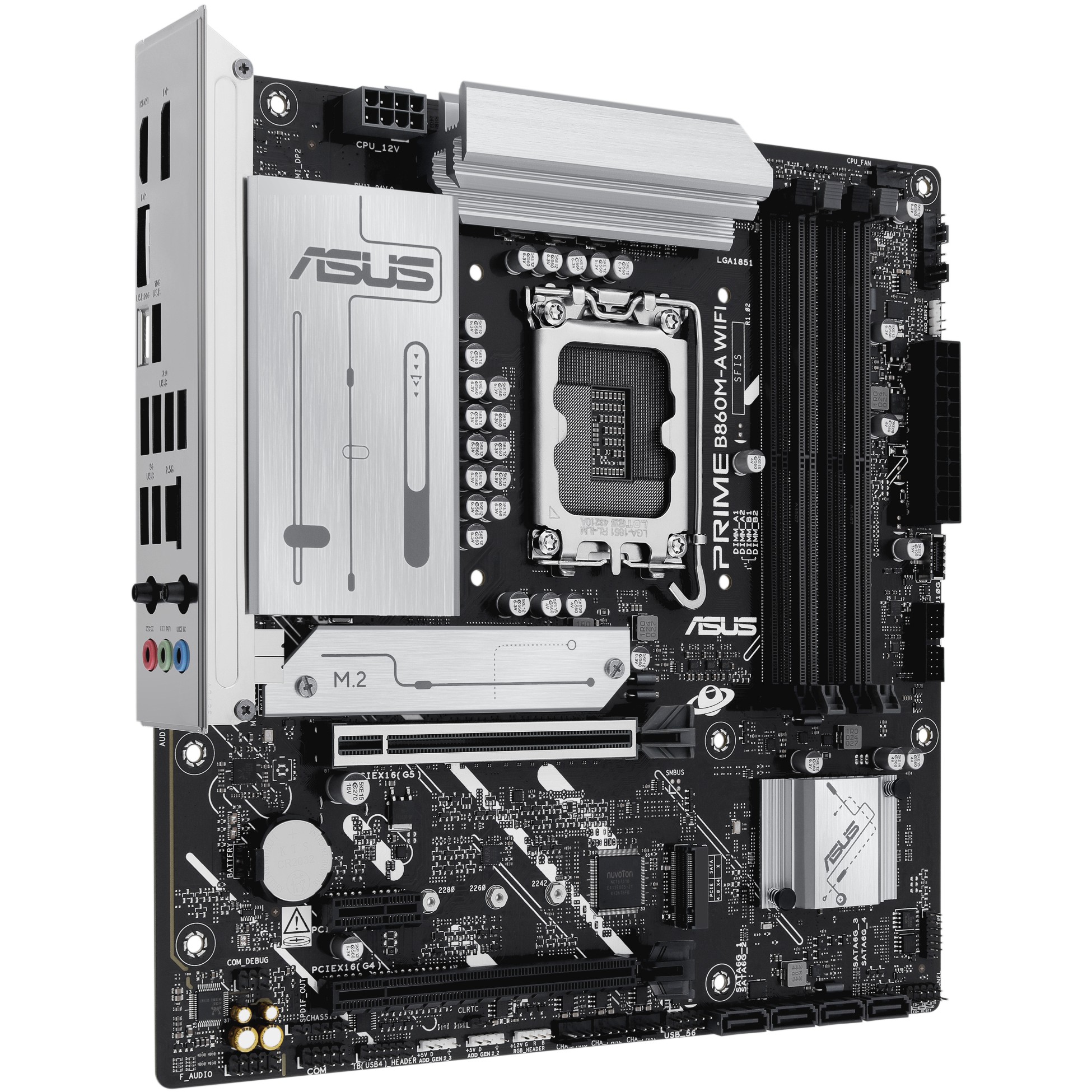 Pllakë Amë MB Intel LGA1851 ASUS PRIME B860M-A WIFI DDR5 - Figura 3