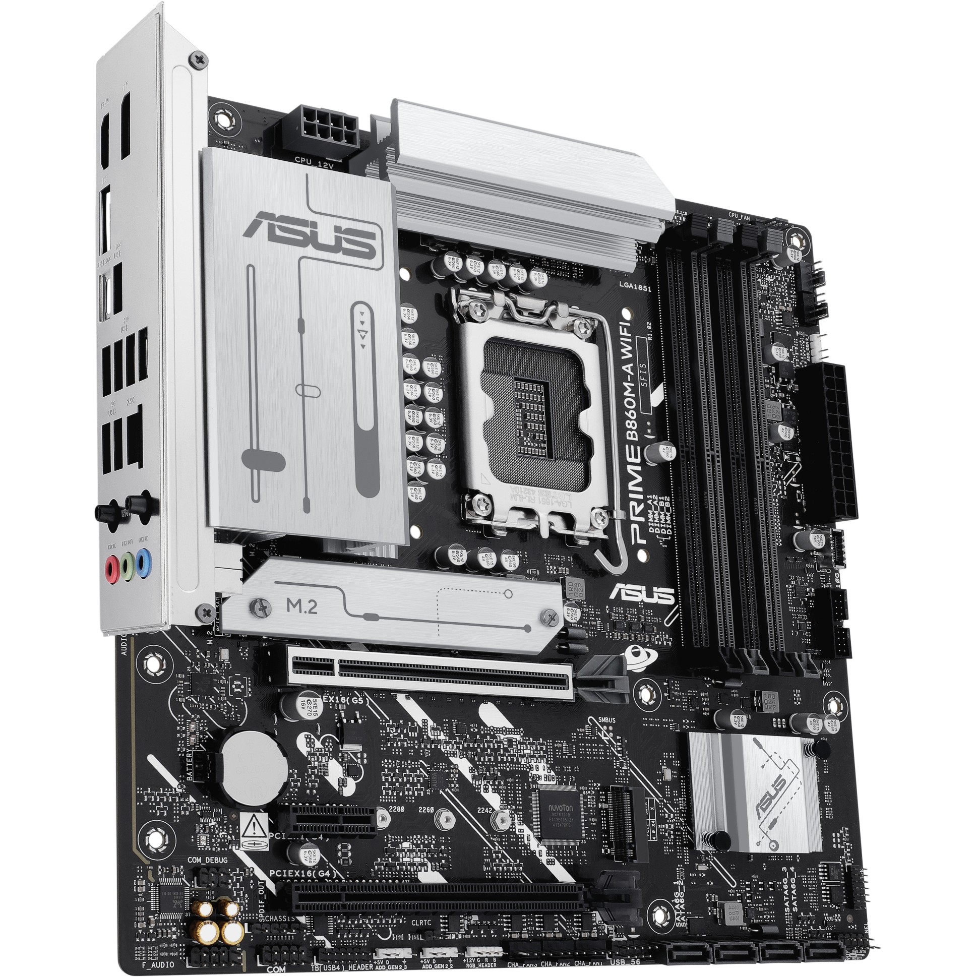 Pllakë Amë MB Intel LGA1851 ASUS PRIME B860M-A WIFI DDR5 - Figura 4