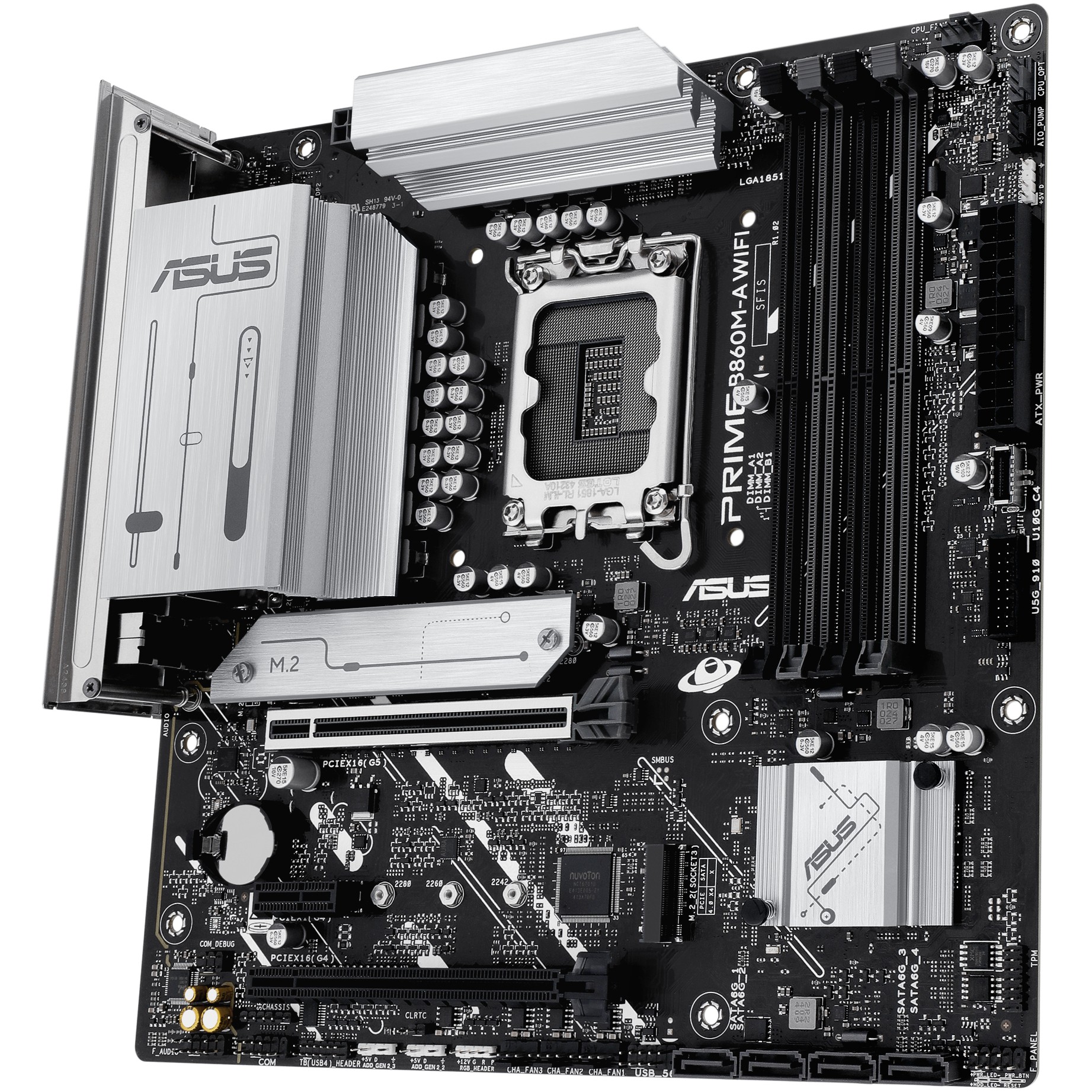 Pllakë Amë MB Intel LGA1851 ASUS PRIME B860M-A WIFI DDR5 - Figura 5