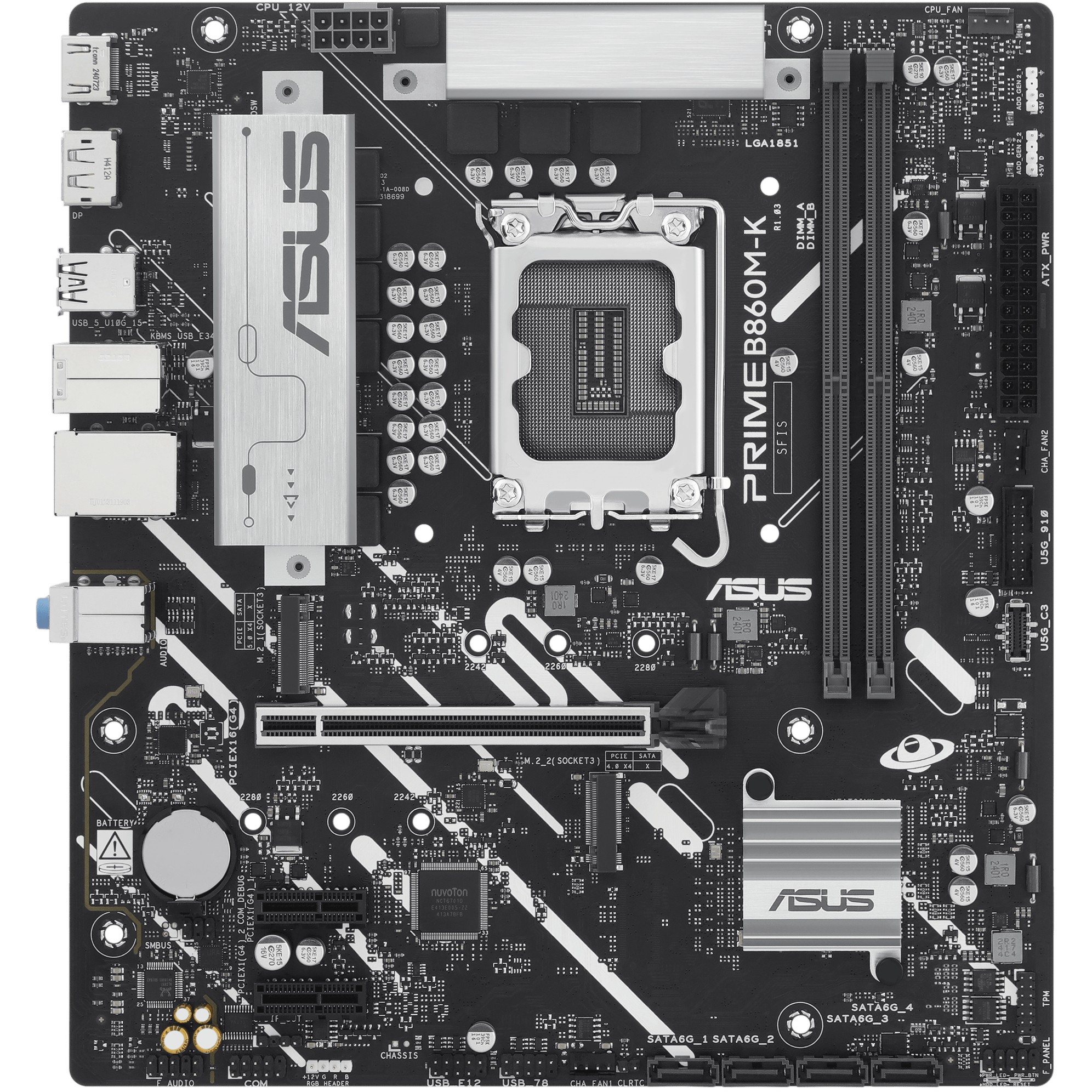 Pllakë amë Intel LGA1851 ASUS PRIME B860M-K