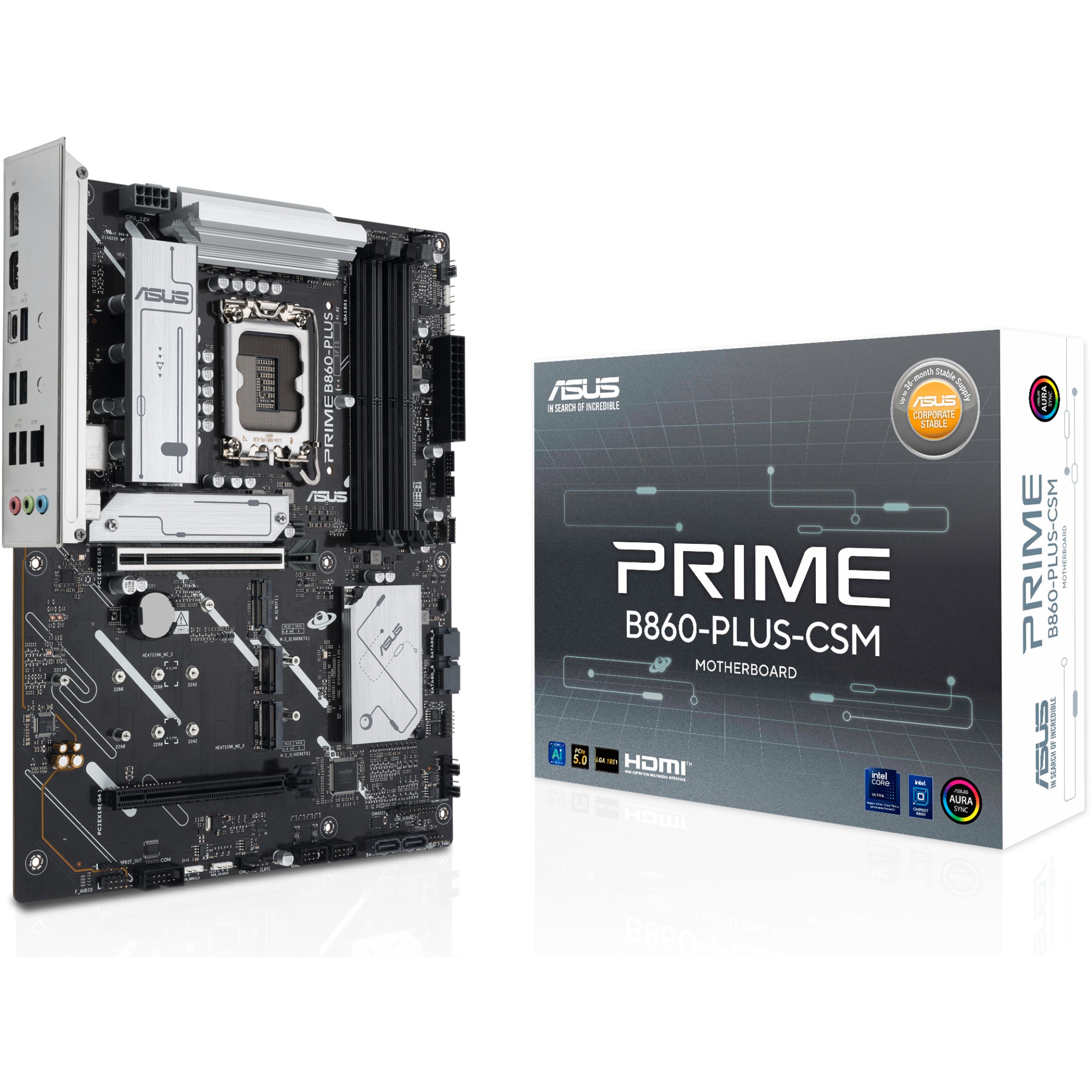 Pllakë Amë MB Intel LGA1851 ASUS PRIME B860-PLUS-CSM DDR5