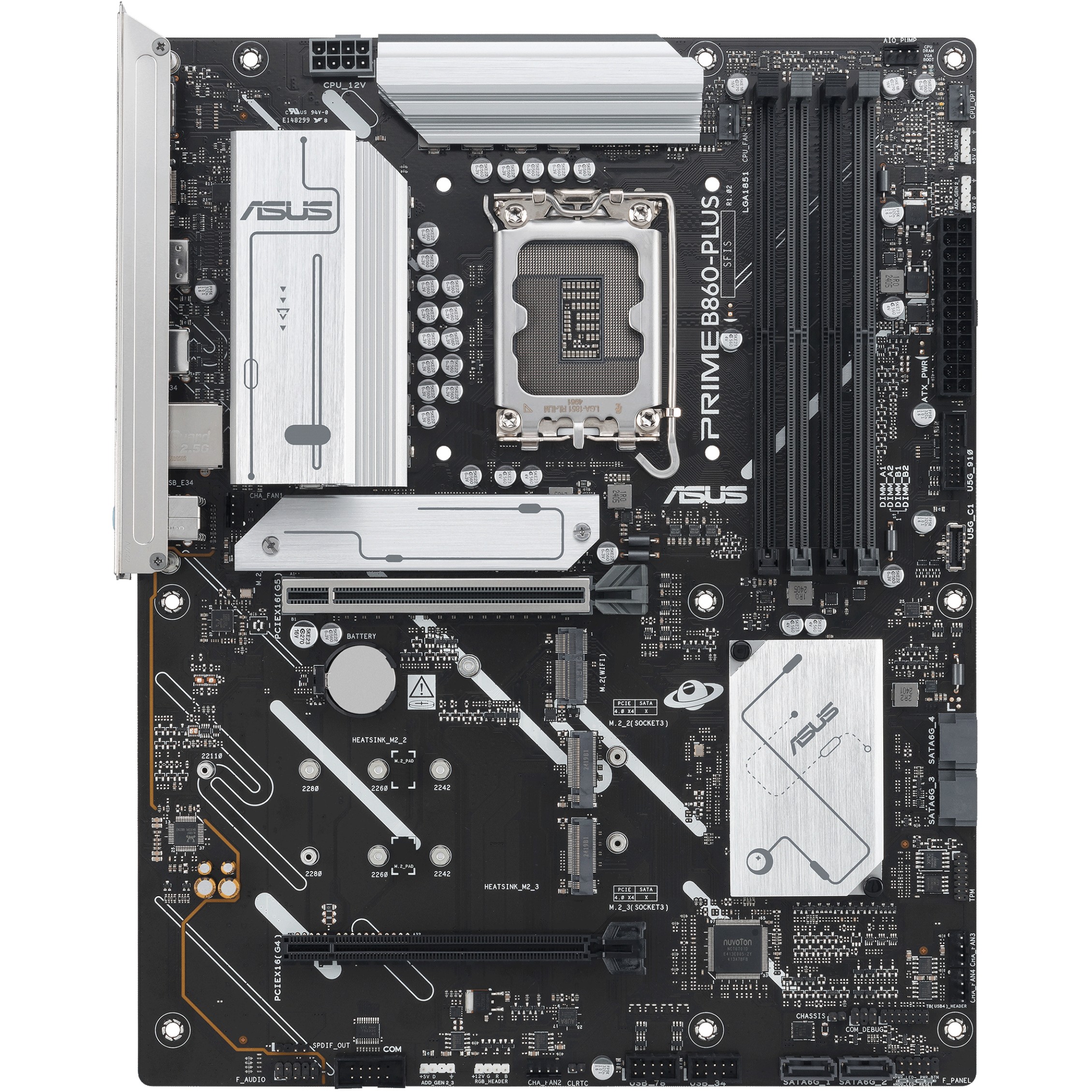 Pllakë Amë MB Intel LGA1851 ASUS PRIME B860-PLUS-CSM DDR5 - Figura 2