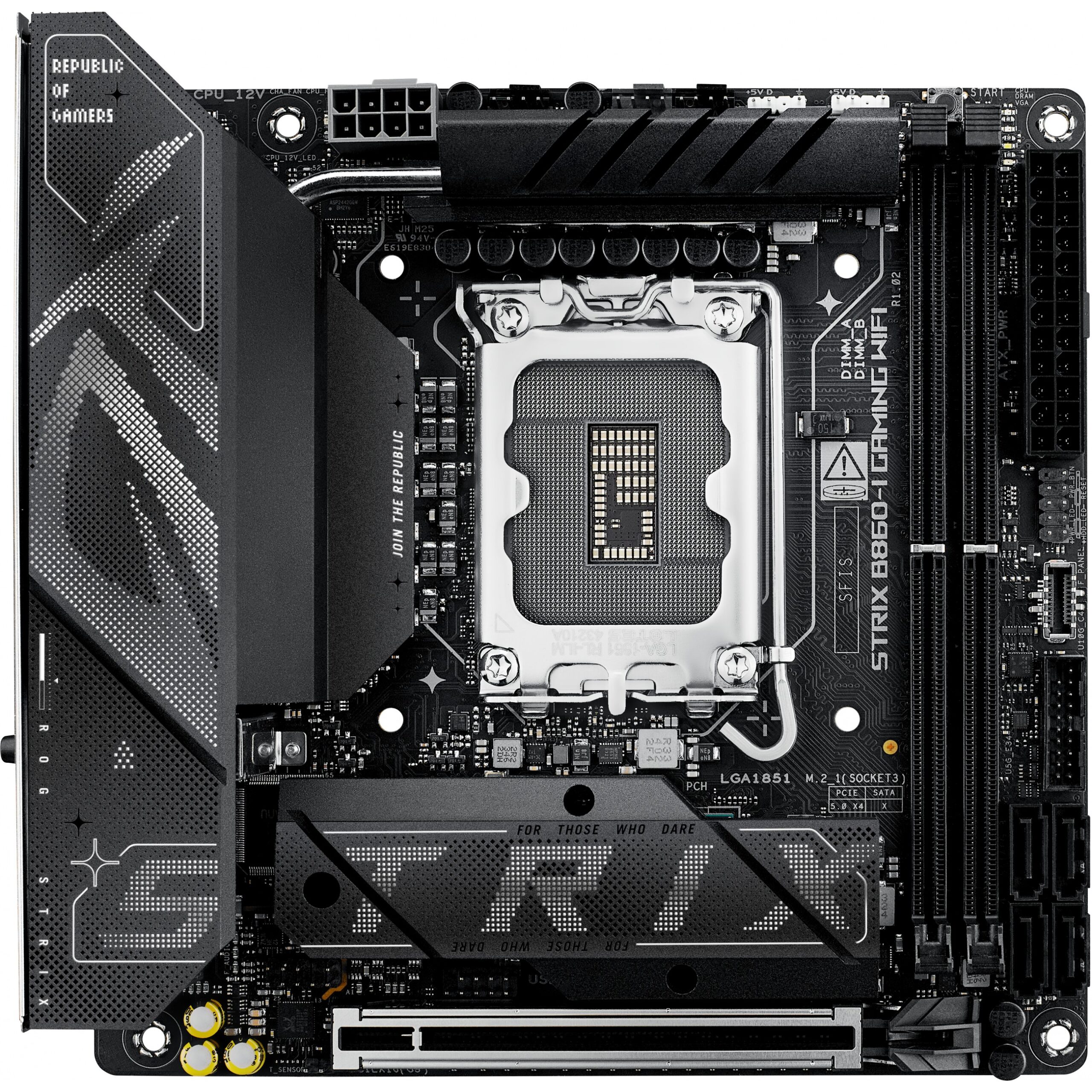 Pllakë amë Intel LGA1851 ASUS ROG STRIX B860-I GAMING WIFI