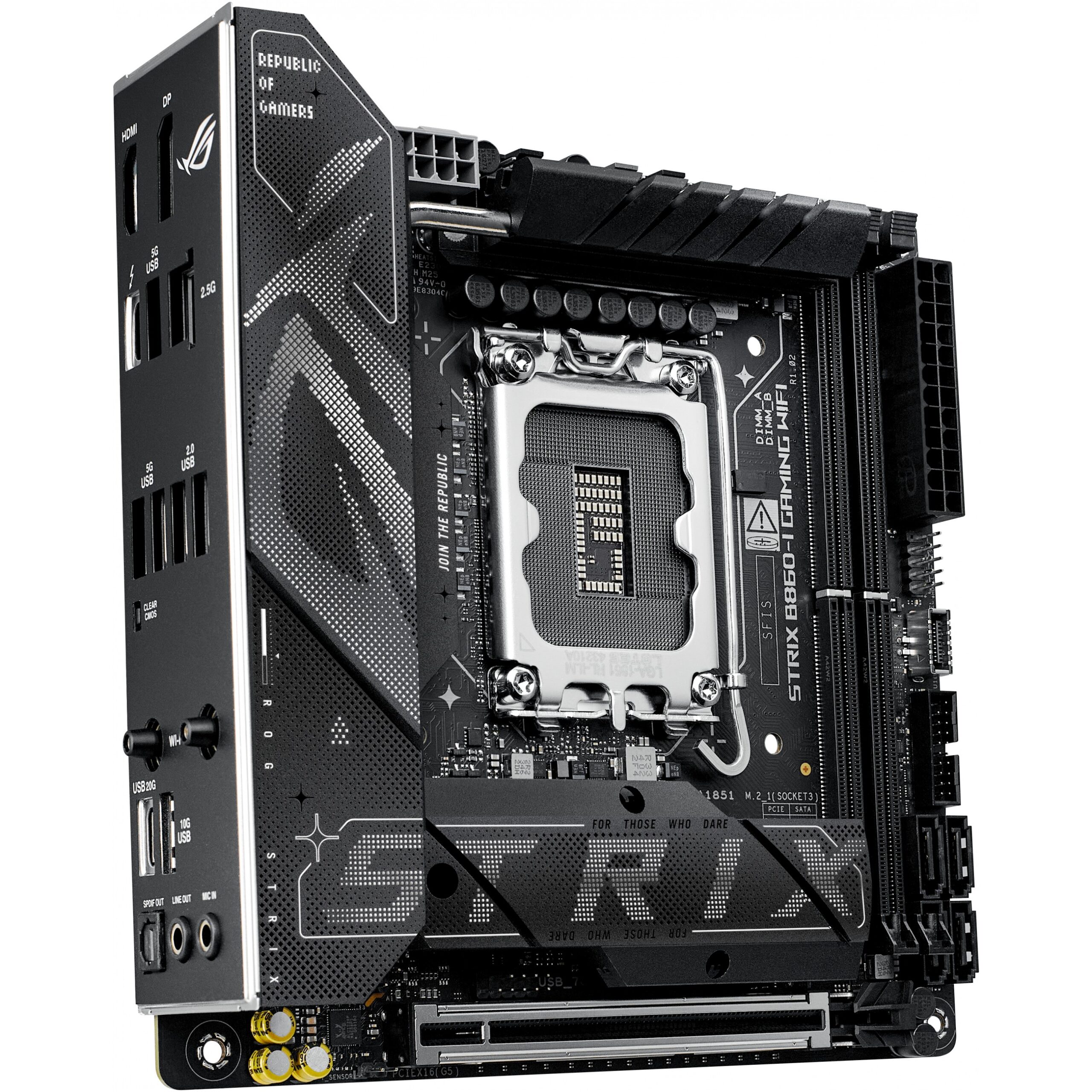 Pllakë amë Intel LGA1851 ASUS ROG STRIX B860-I GAMING WIFI - Figura 4