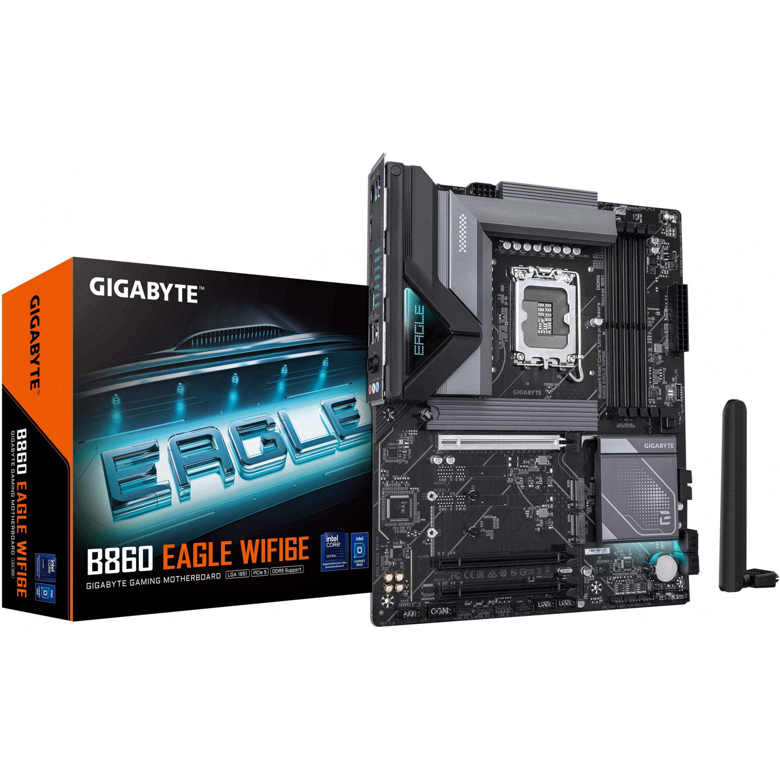 Pllakë Amë MB Intel LGA1851 Gigabyte B860 EAGLE WIFI6E DDR5