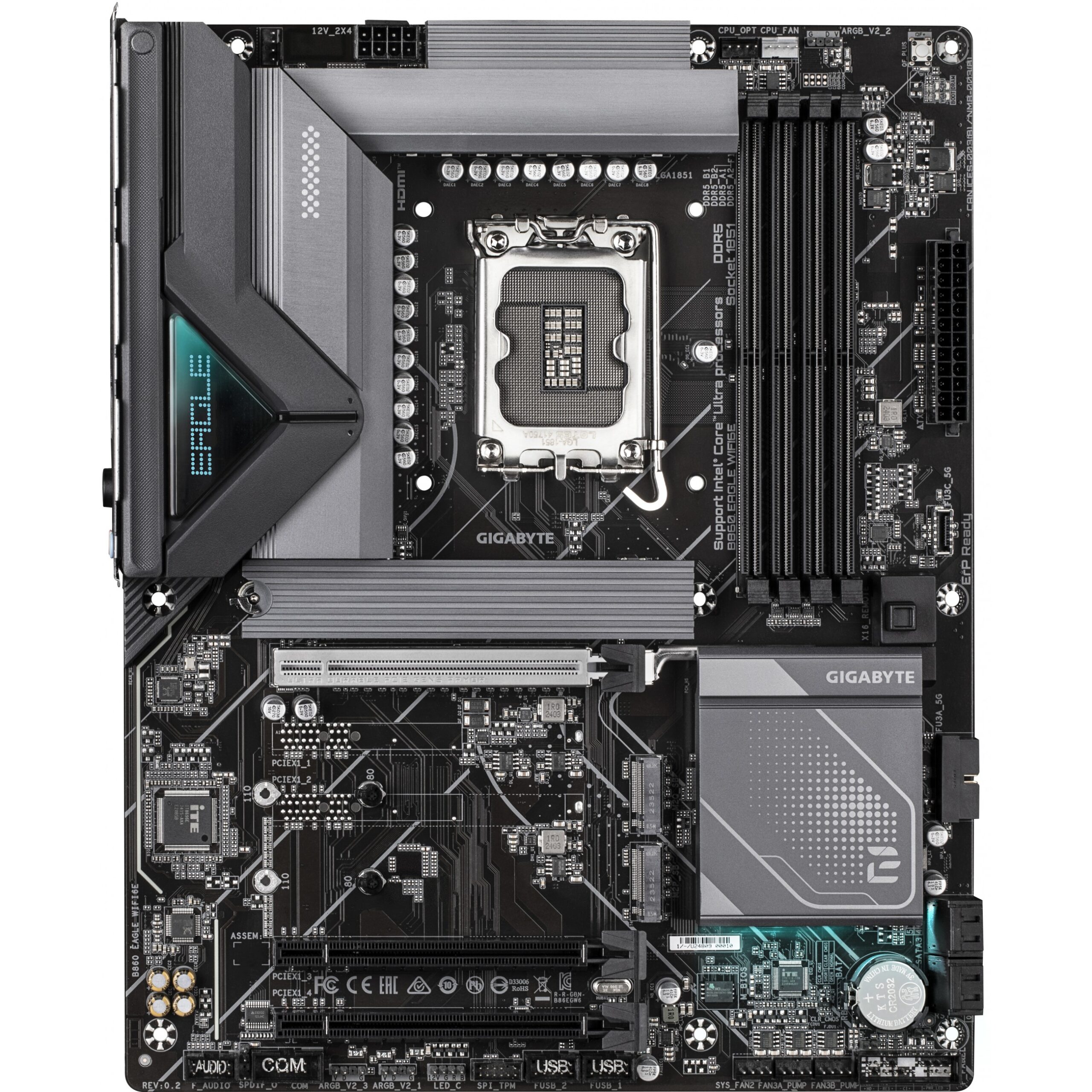 Pllakë Amë MB Intel LGA1851 Gigabyte B860 EAGLE WIFI6E DDR5 - Figura 2