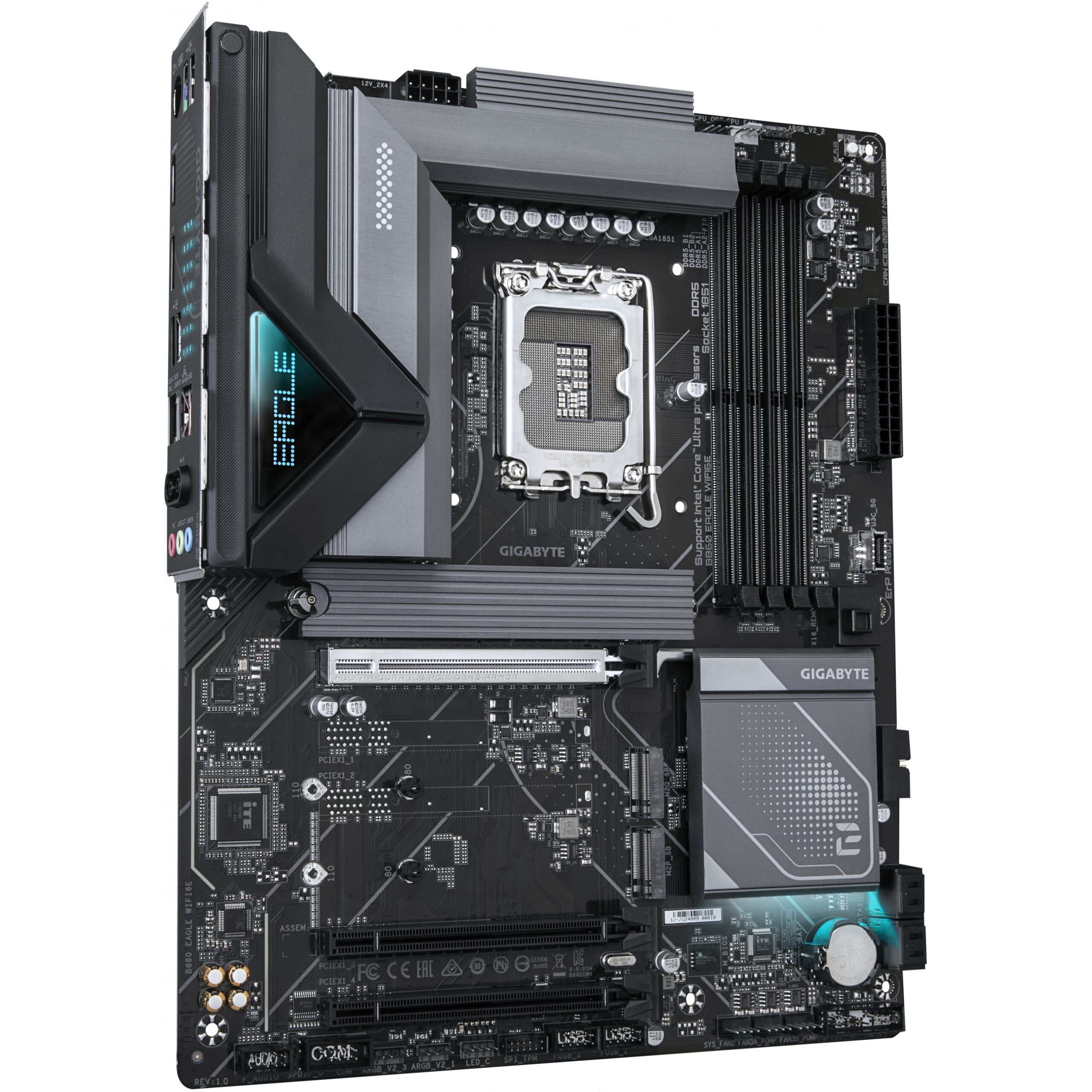 Pllakë Amë MB Intel LGA1851 Gigabyte B860 EAGLE WIFI6E DDR5 - Figura 3