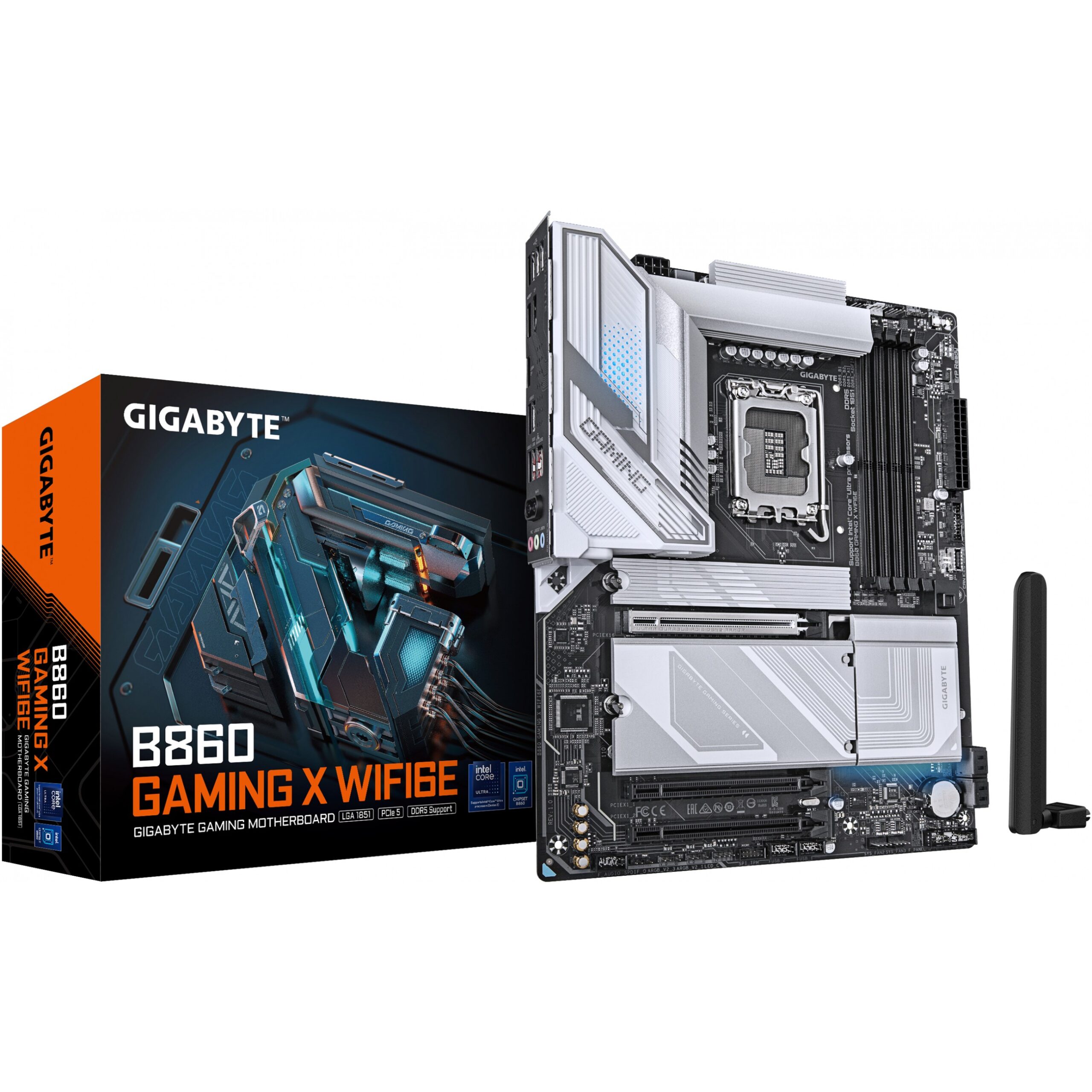 Pllakë Amë MB Intel LGA1851 Gigabyte B860 GAMING X WIFI6E DDR5