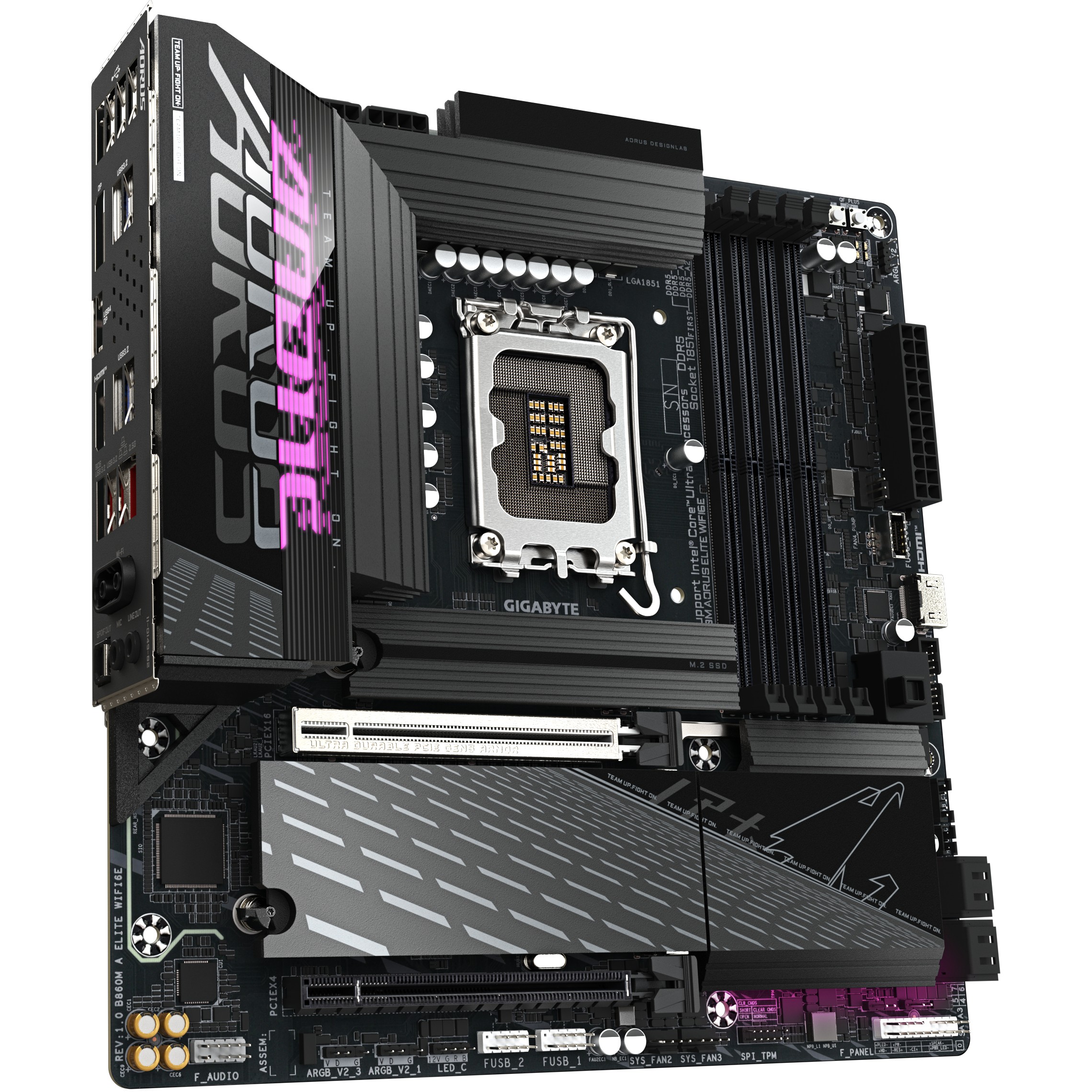 Pllakë Amë MB Intel LGA1851 Gigabyte B860M AORUS ELITE WIFI6E DDR5 - Figura 3
