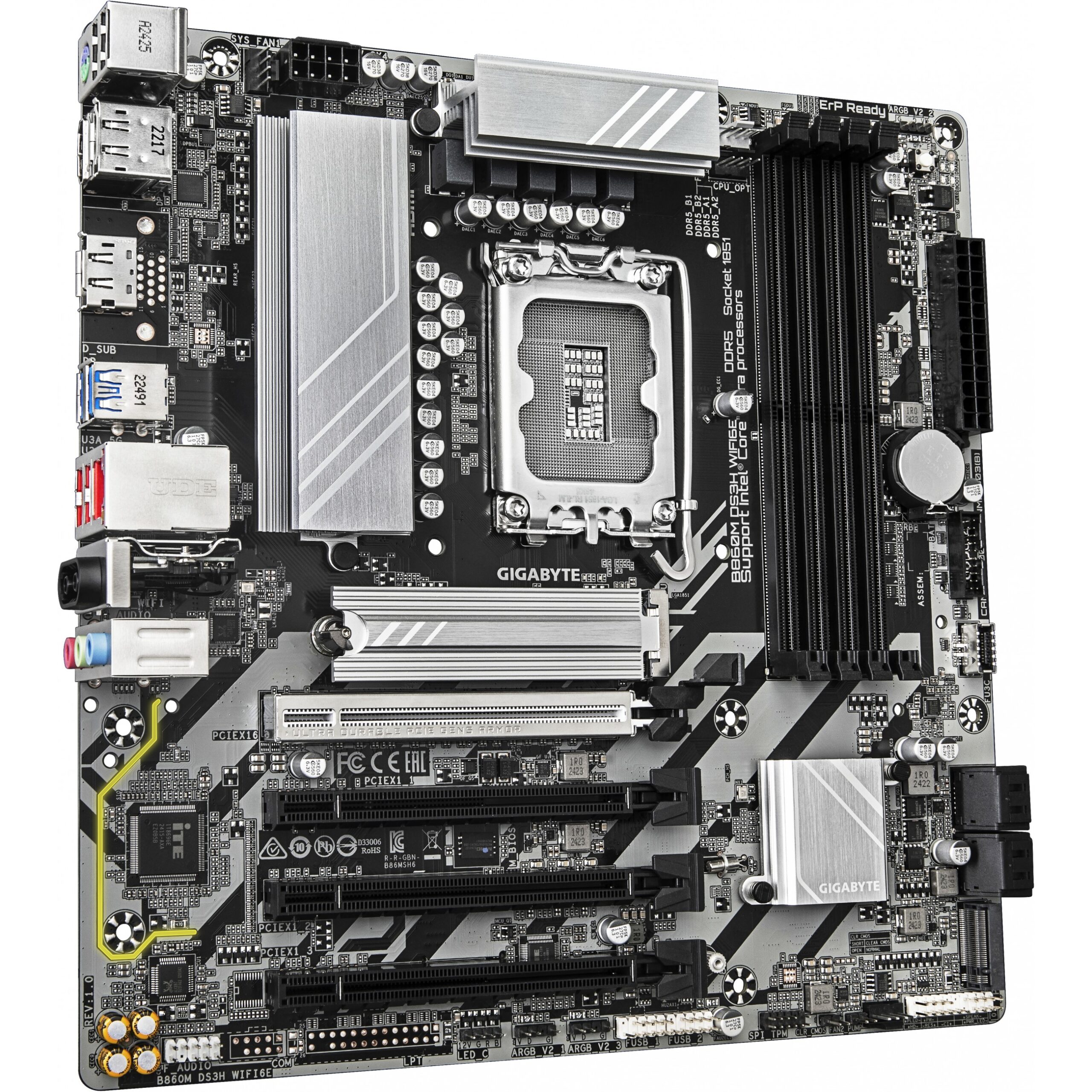 Pllakë Amë MB Intel LGA1851 Gigabyte B860M DS3H WIFI6E DDR5 - Figura 3