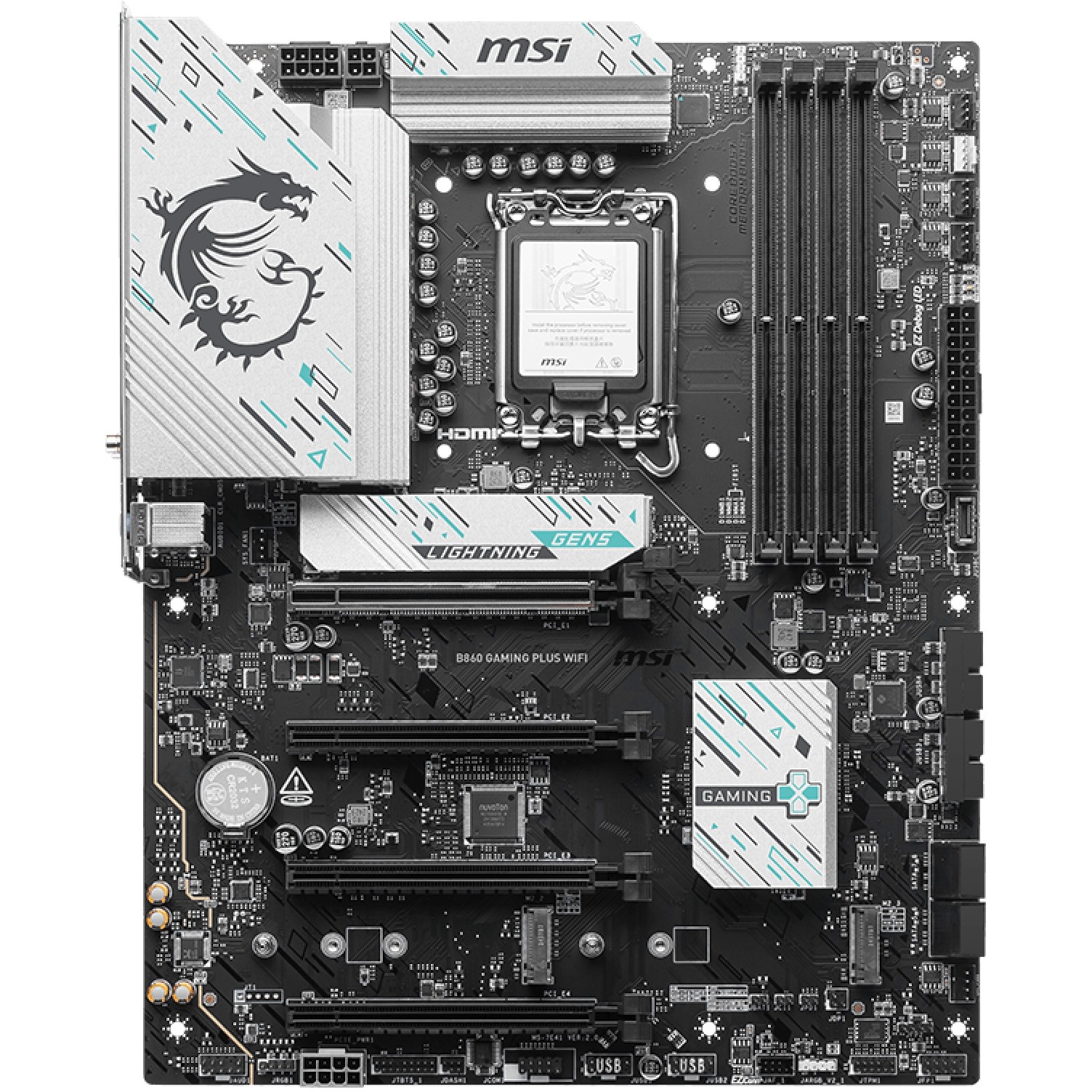 Pllakë Amë MB Intel LGA1851 MSI B860 GAMING PLUS WIFI DDR5 - Figura 2