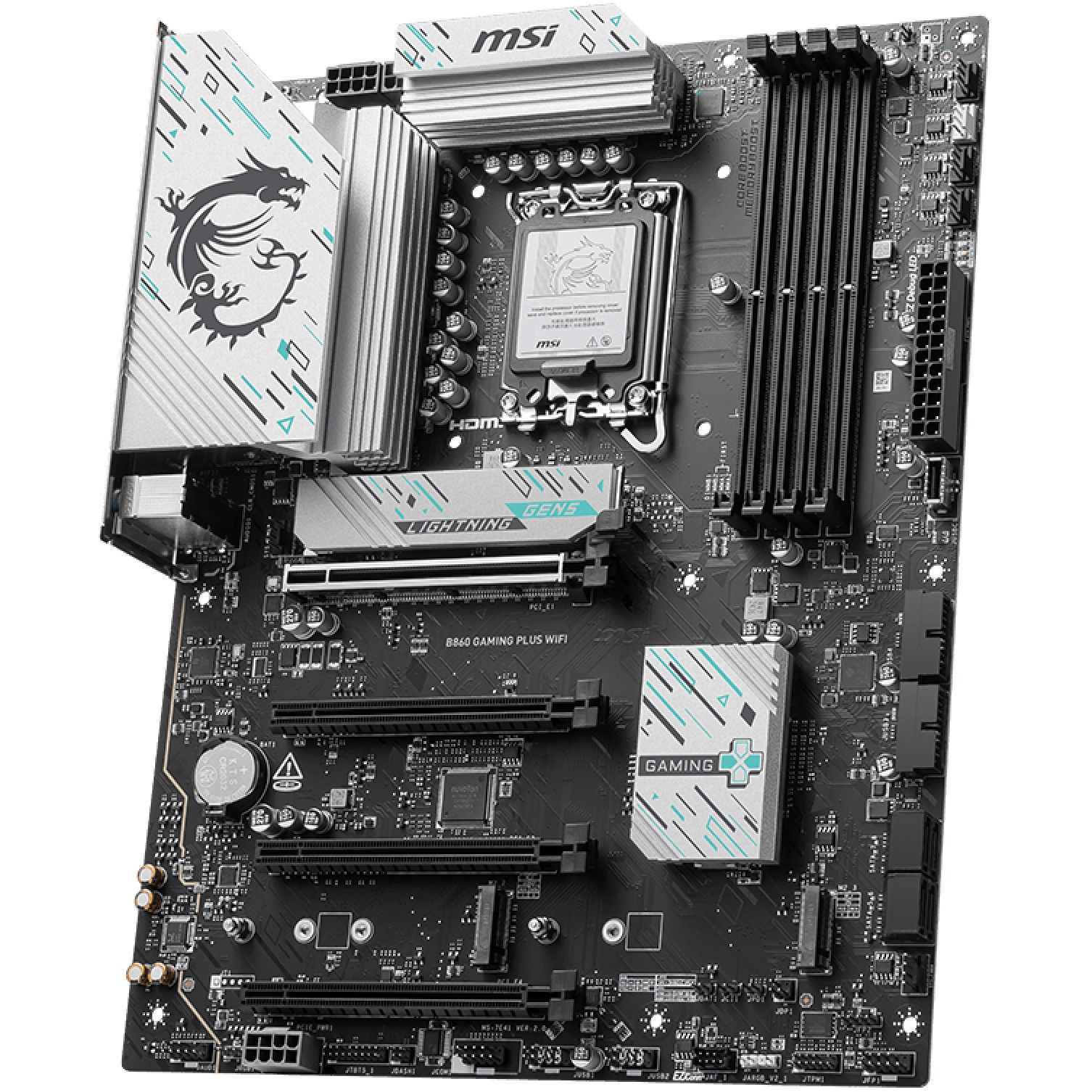 Pllakë Amë MB Intel LGA1851 MSI B860 GAMING PLUS WIFI DDR5 - Figura 3