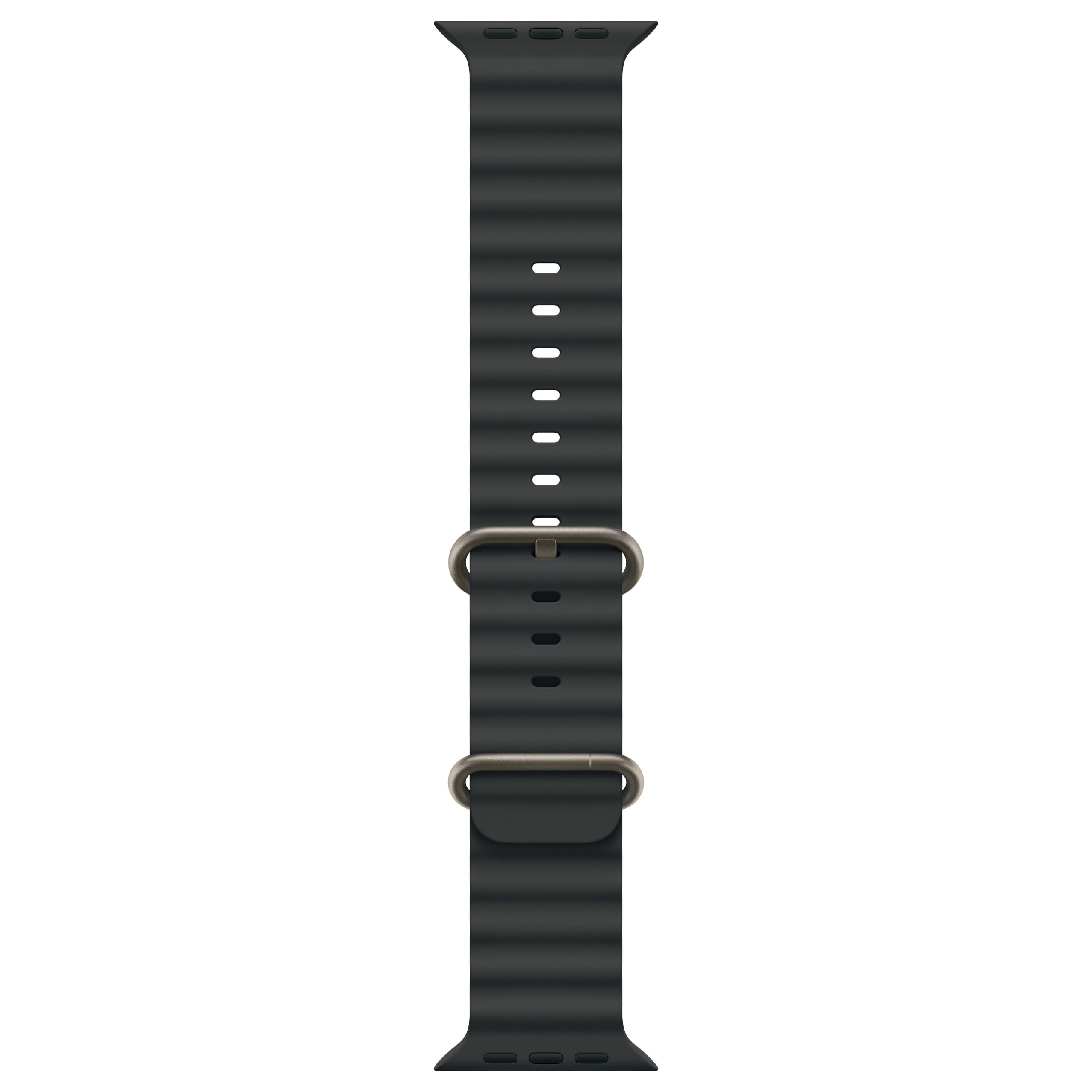 Rripa Apple 49mm / Black Ocean Band / Natural Titanium Finish