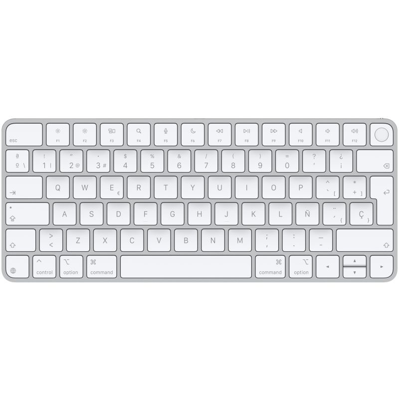 Aksesorë Apple Magic Keyboard with Touch ID / For Mac Models with Apple Silicon / Spanish - Bardhë