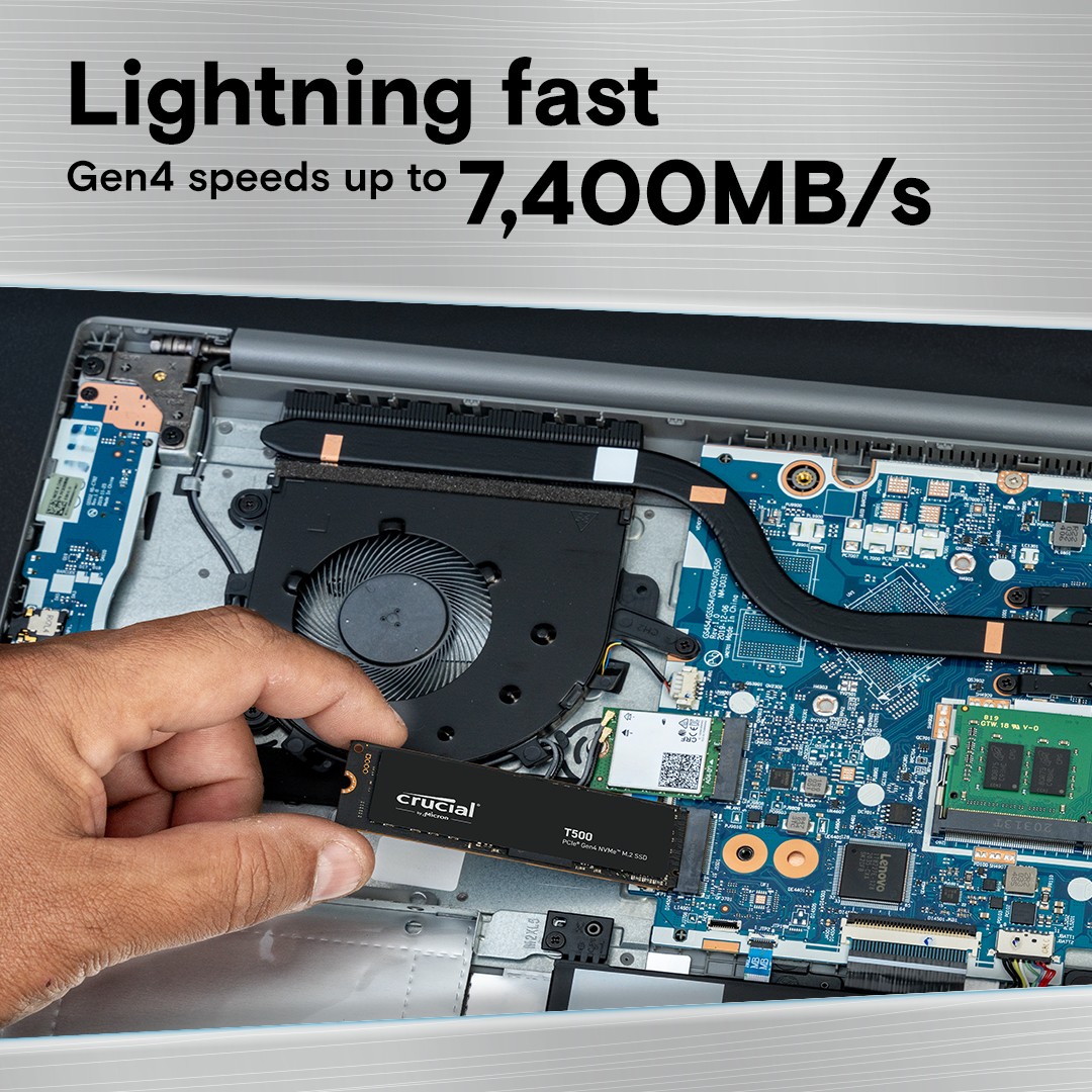SSD M.2 2TB Crucial T500 NVMe PCIe 4.0 x 4 - Figura 2