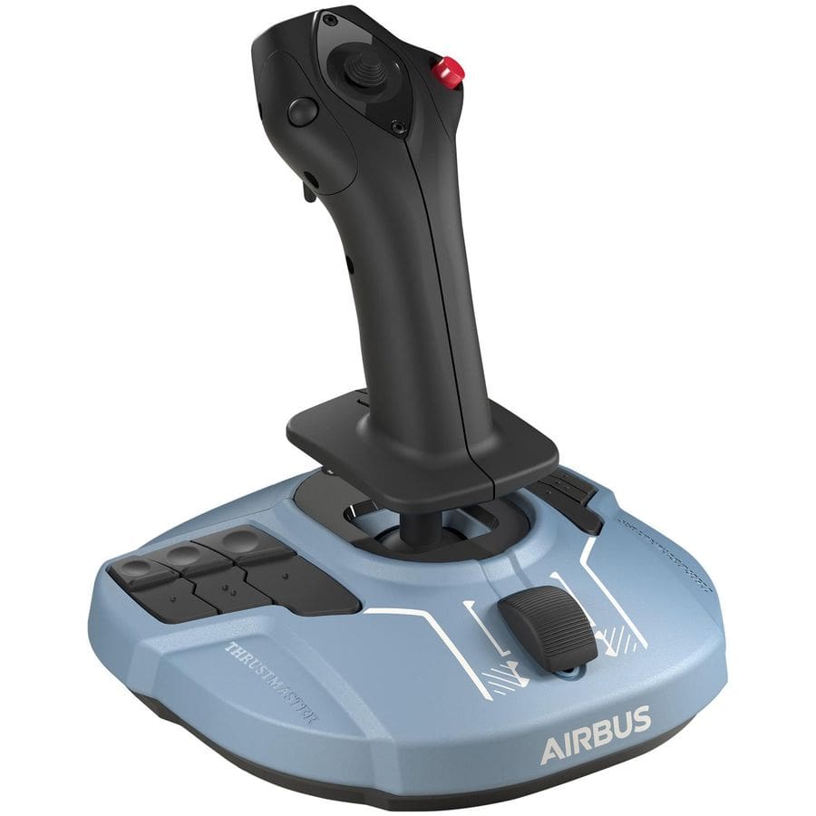 Joystick Set Thrustmaster TCA Officer Pack Airbus Edition Hotas / TCA Sidestick + Quadrant Thrust Controller / USB / 32 butona / 1 coolie hat / Hall-effect sensors / I kaltër dhe I zi - Figura 3
