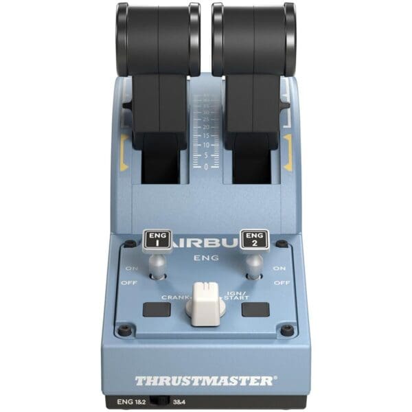 Joystick Set Thrustmaster TCA Officer Pack Airbus Edition Hotas / TCA Sidestick + Quadrant Thrust Controller / USB / 32 butona / 1 coolie hat / Hall-effect sensors / I kaltër dhe I zi - Figura 7