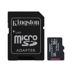 Kartë Memorie SD CARD 32GB Kingston Industrial microSDHC 100MB/s +Adapter