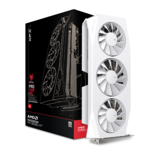 Kartelë Grafike AMD RX 9060 XT 16GB XFX Radeon Mercury OC Gaming GDDR6 3 Fan white