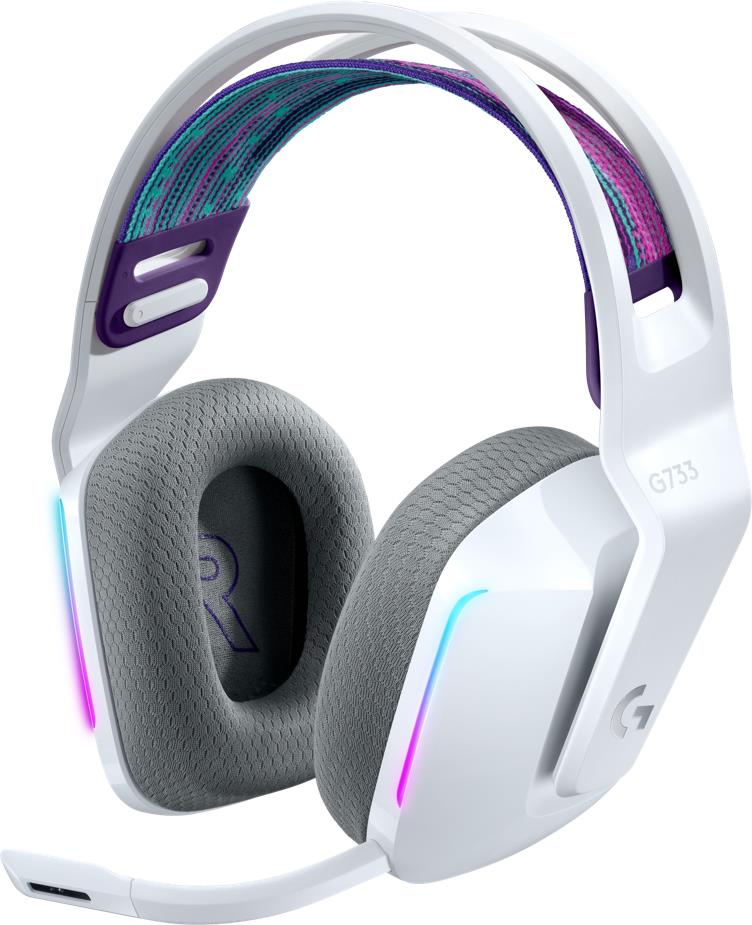 Kufje Gaming Logitech G733 Lightspeed Headset – Bardhë - Figura 2
