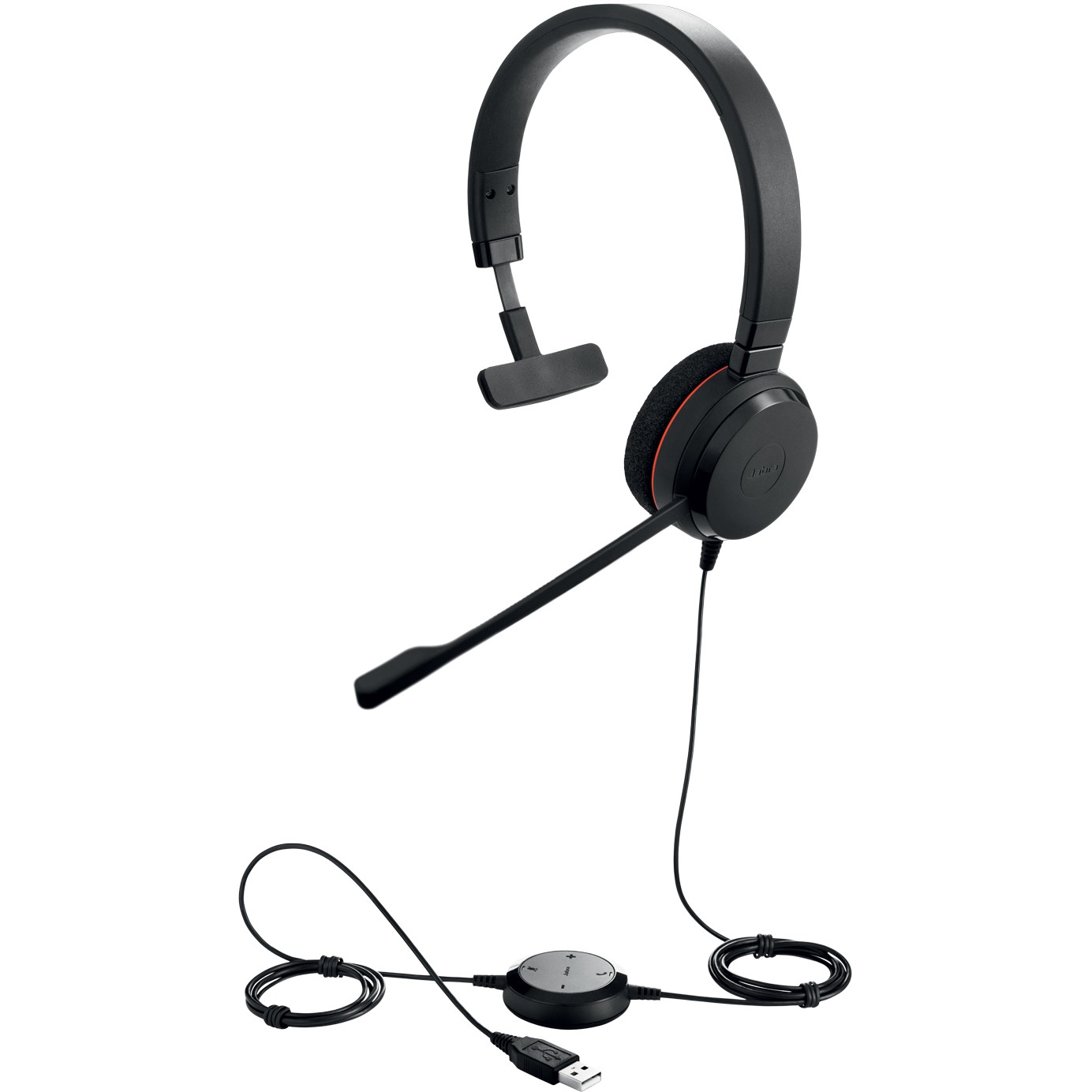 Kufje me Kabllo Jabra Evolve 20 Mono / MS / USB / NC – Zezë - Figura 2