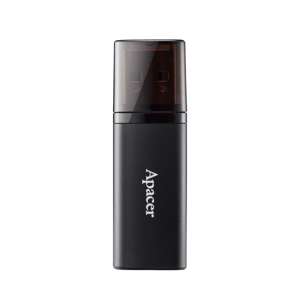 USB Apacer AH25B / 64GB / 3.1 Gen1 / Metalike / E zezë