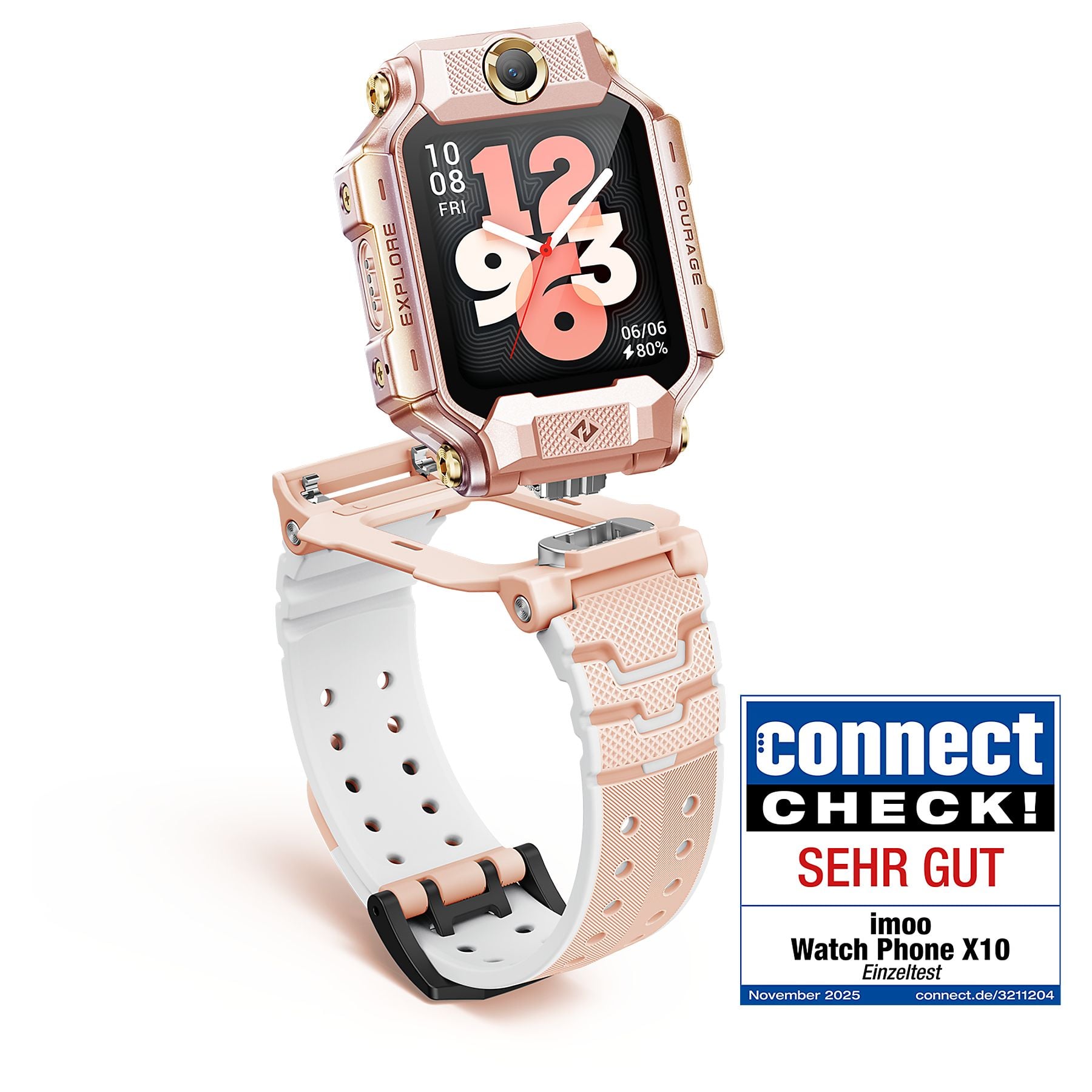 Orë e mençur për fëmijë imoo Watch Phone X10 / 1.6"– Rozë - Figura 2