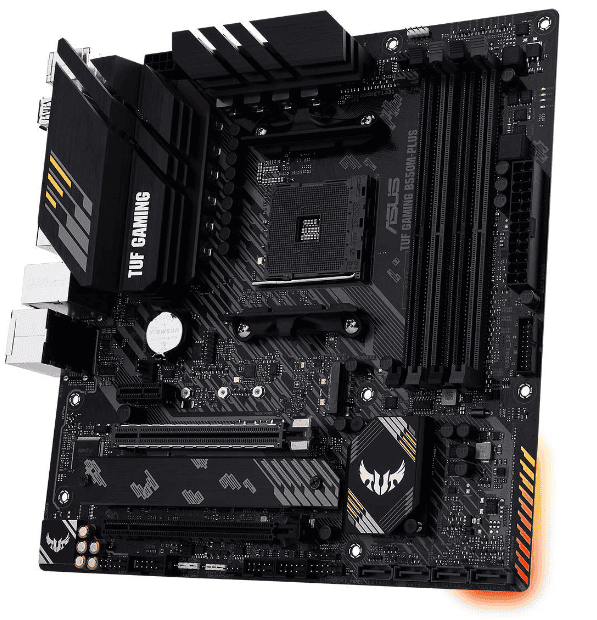 Pllakë Amë MB AMD Asus TUF GAMING B550M‑PLUS – Zezë