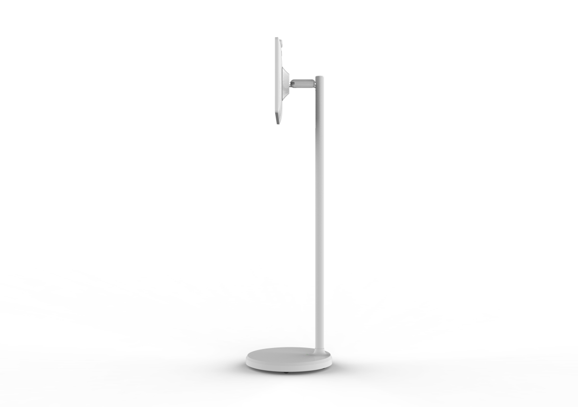 Aksesorë për tablet ALLNET High Performance Display 32 "/ Floor stand with bracket and base plate featuring built-in battery and charging function - Bardhë