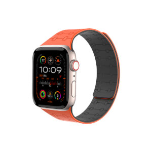 Premium Plus Band for Apple Watch 38/40/41/42mm (Series 10) – Portokalli / Gri
