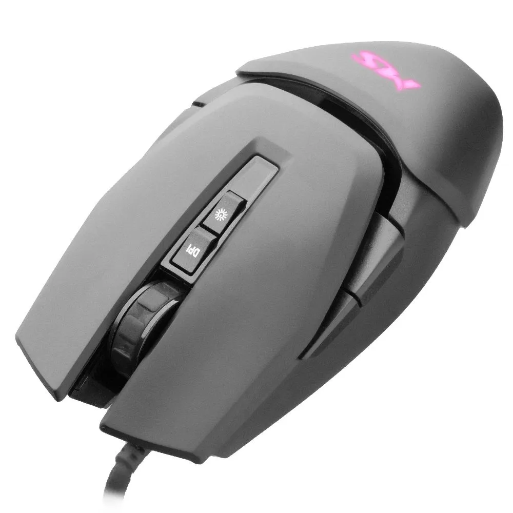 Maus MS MSI NEMESIS C900 / Optical / 19000 DPI / Me kabllo 1.8m / USB / I zi - Figura 4