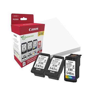 Ink Canon PG-545XL / Multipack / XL – 2×Zezë/Blu/Rozë/Verdhë - Figura 2