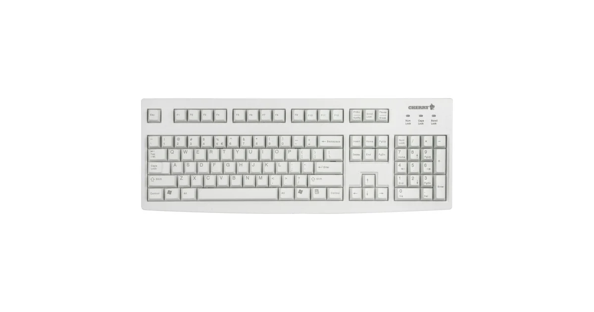 Tastierë me kabllo Cherry Classic Line G83-6104 / QWERTY US - Gri - Figura 2