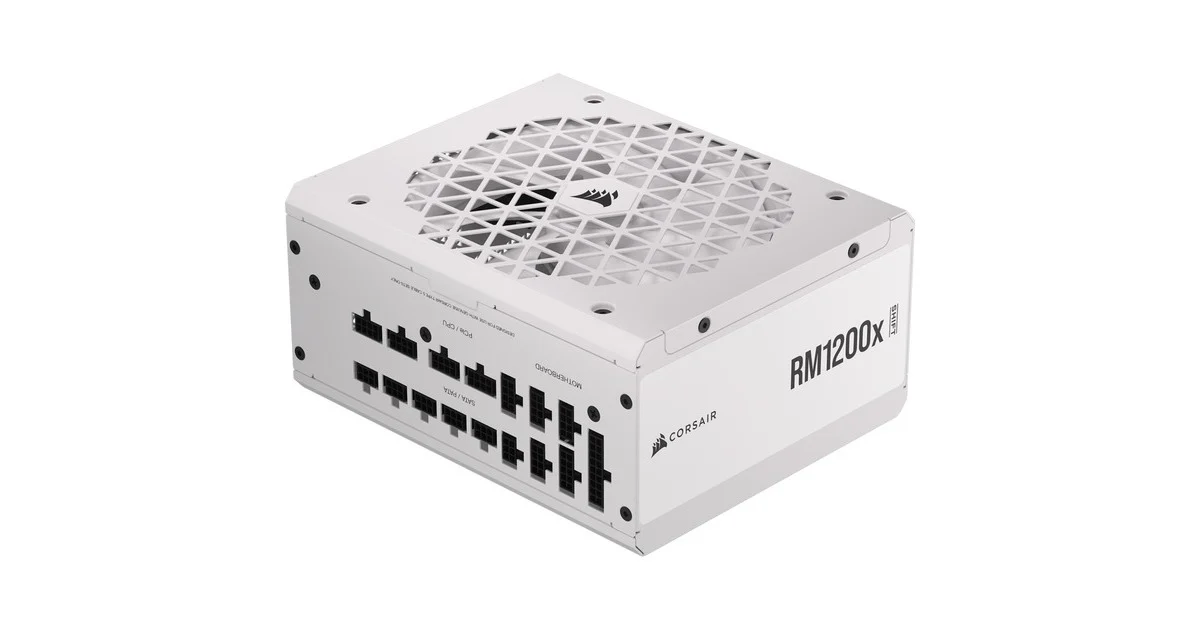 Furnizues Energjie Corsair PC Power Supply Unit RM1200x Shift – Bardhë - Figura 2