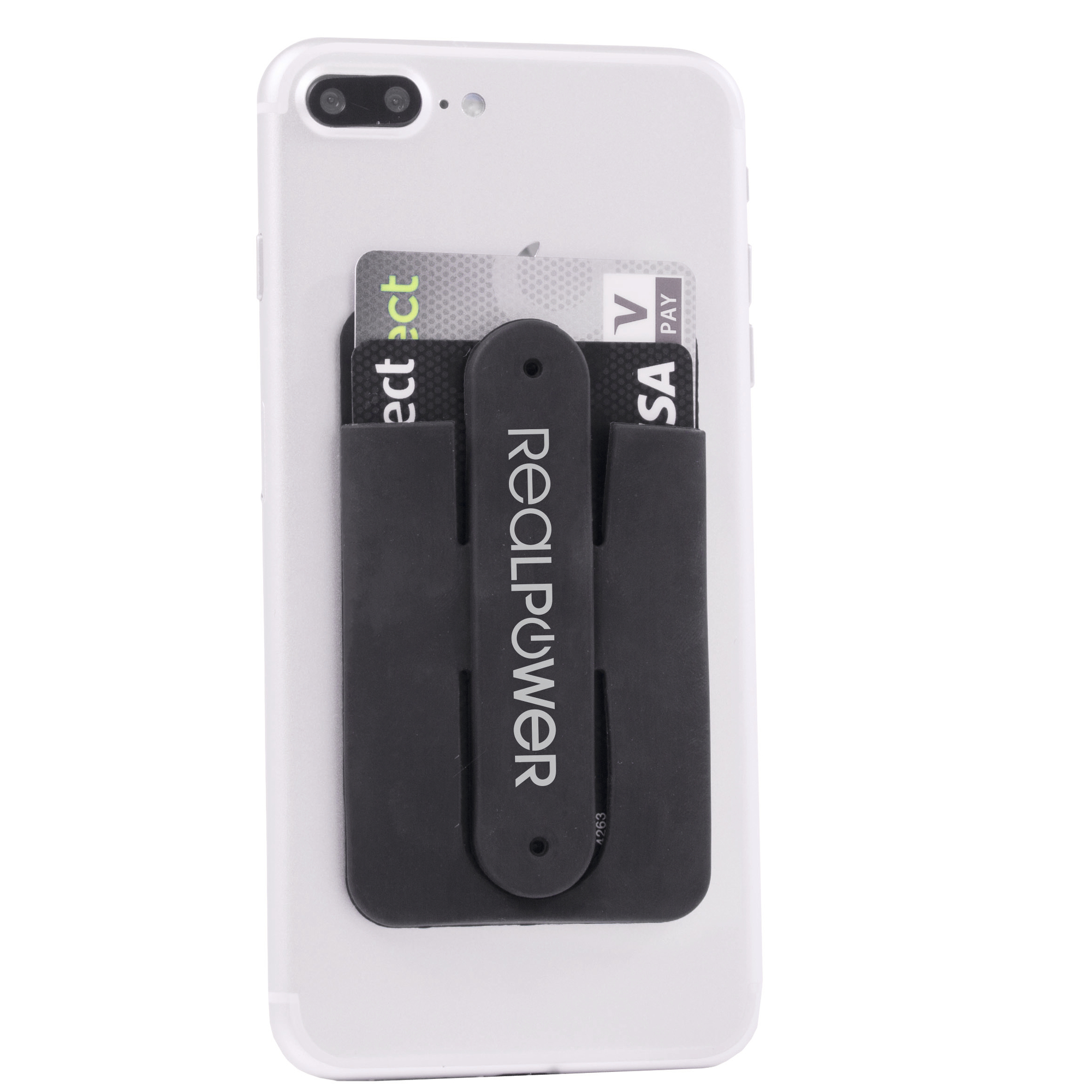 Aksesorë për telefon RealPower / Smartphone Stand + Smart Wallet / with Card Slot - Figura 2